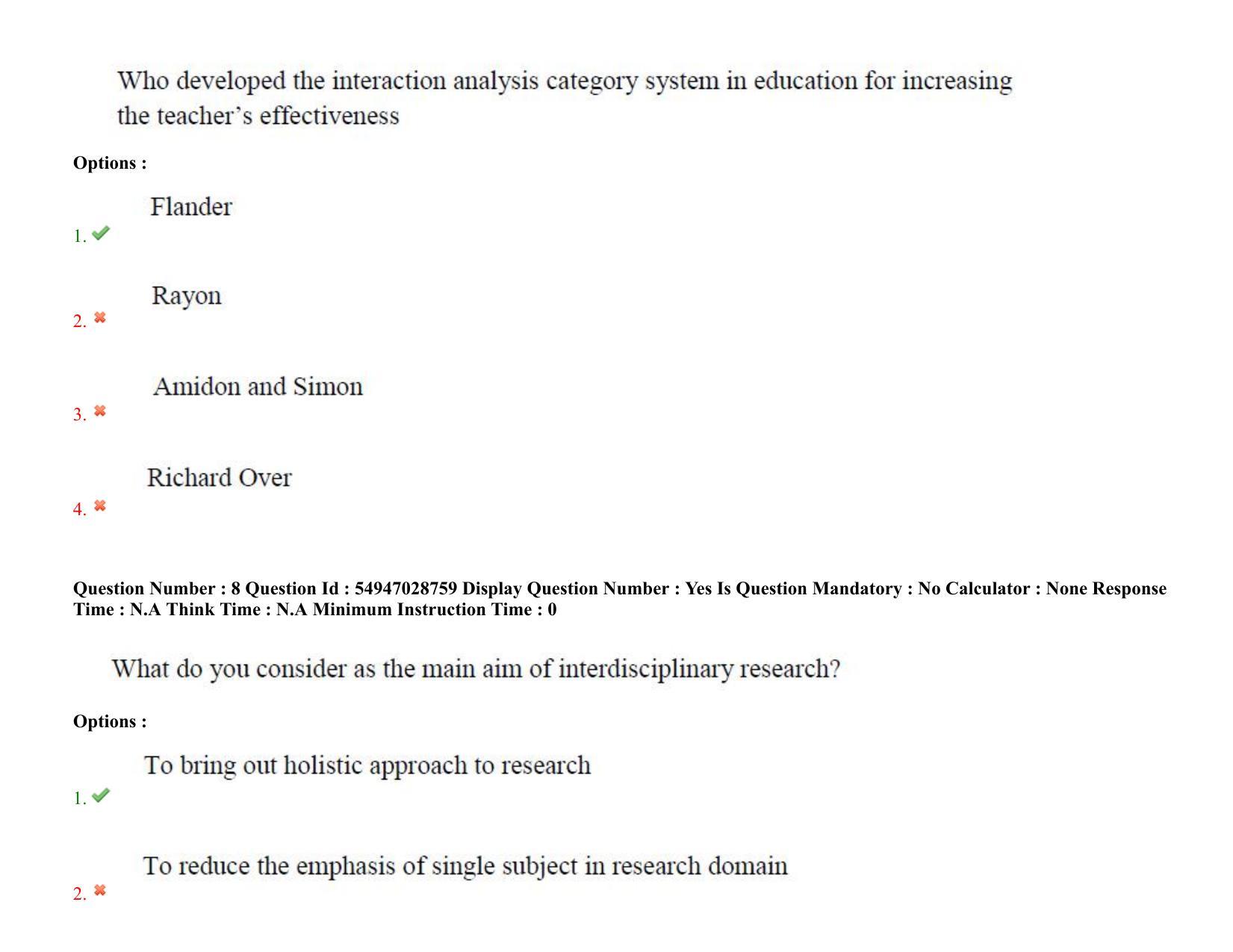 AP RCET 2022: Economics - 19-10-2022 (Wednesday) Session-II Question Paper With keys - Page 7