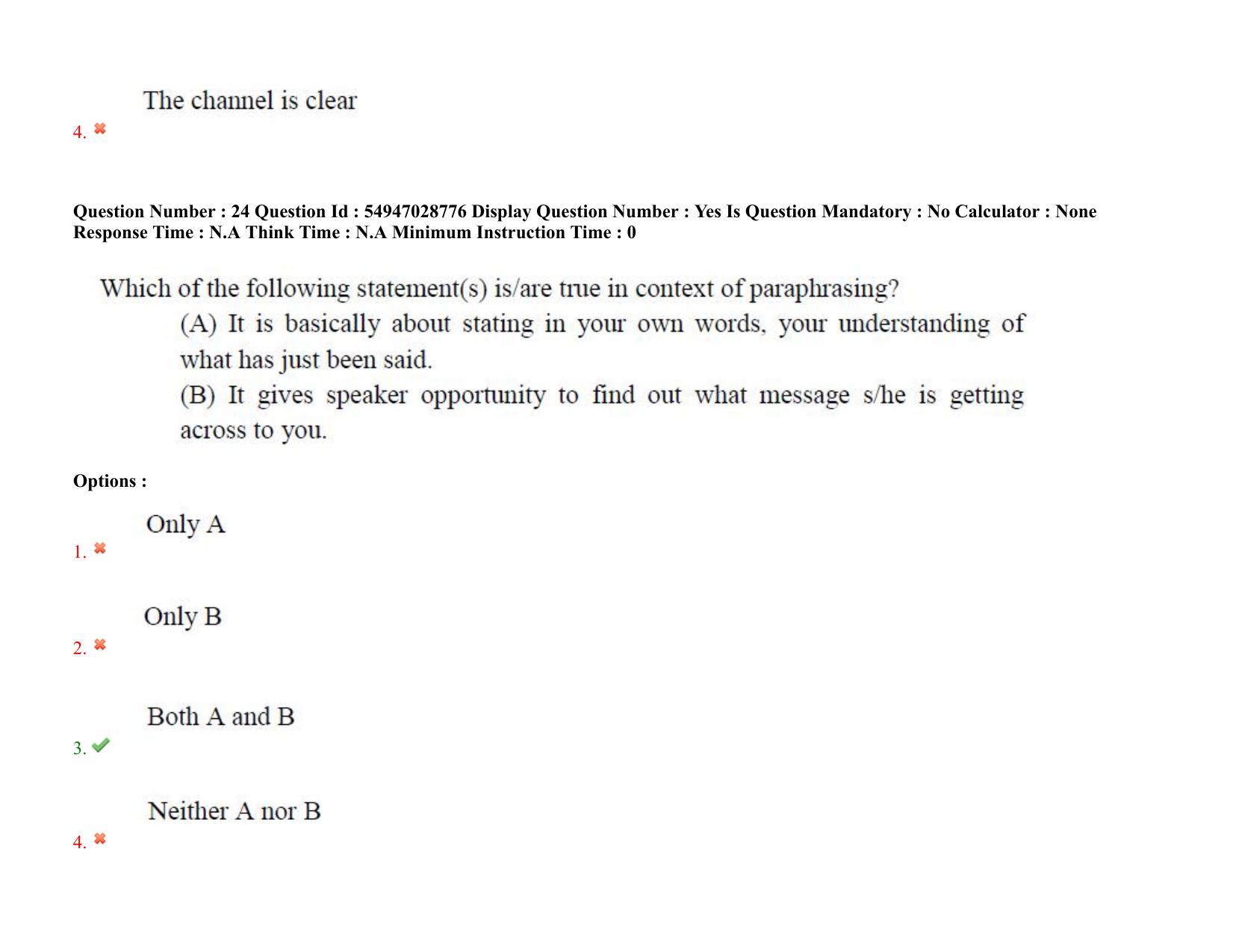 AP RCET 2022: Economics - 19-10-2022 (Wednesday) Session-II Question Paper With keys - Page 20