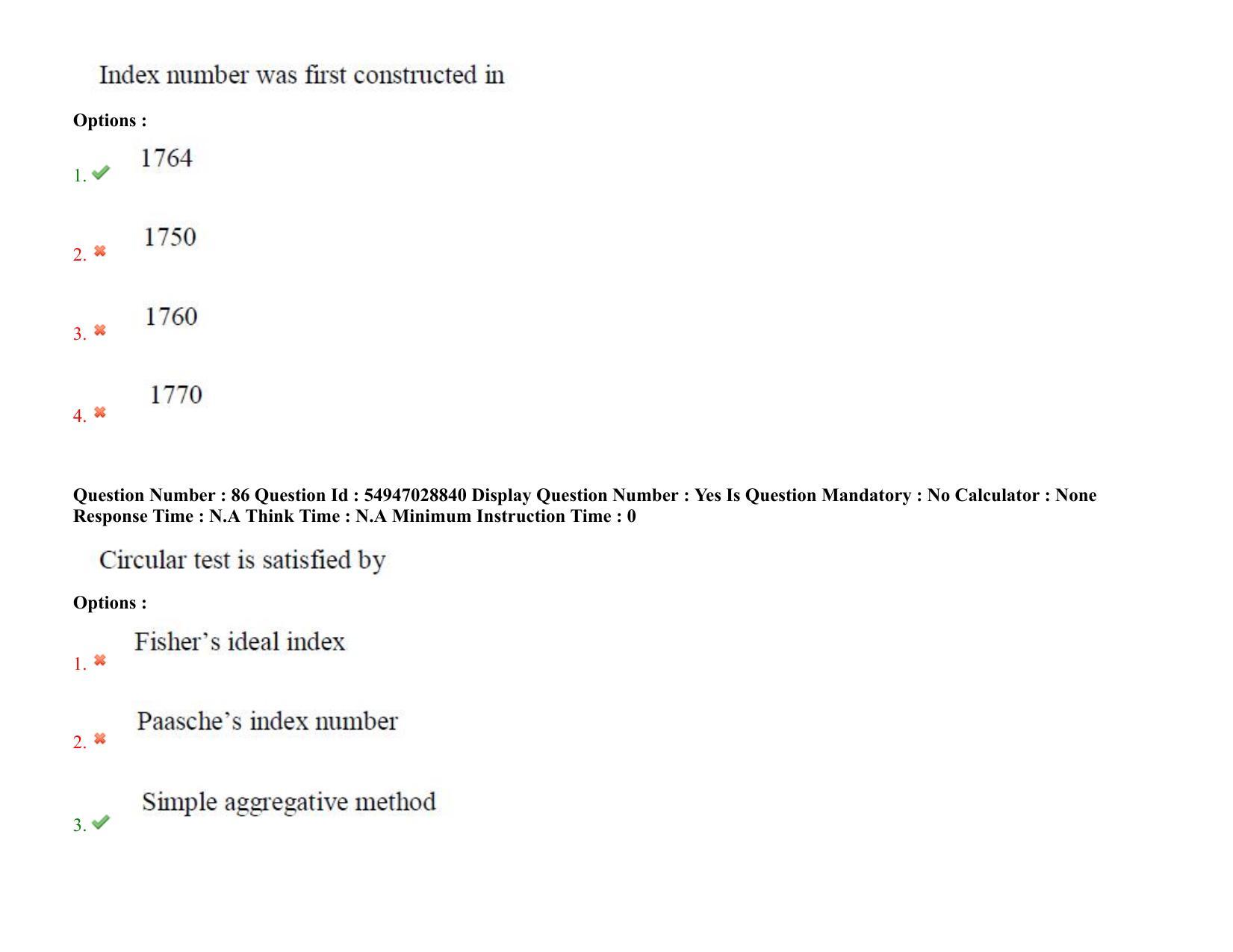 AP RCET 2022: Economics - 19-10-2022 (Wednesday) Session-II Question Paper With keys - Page 65