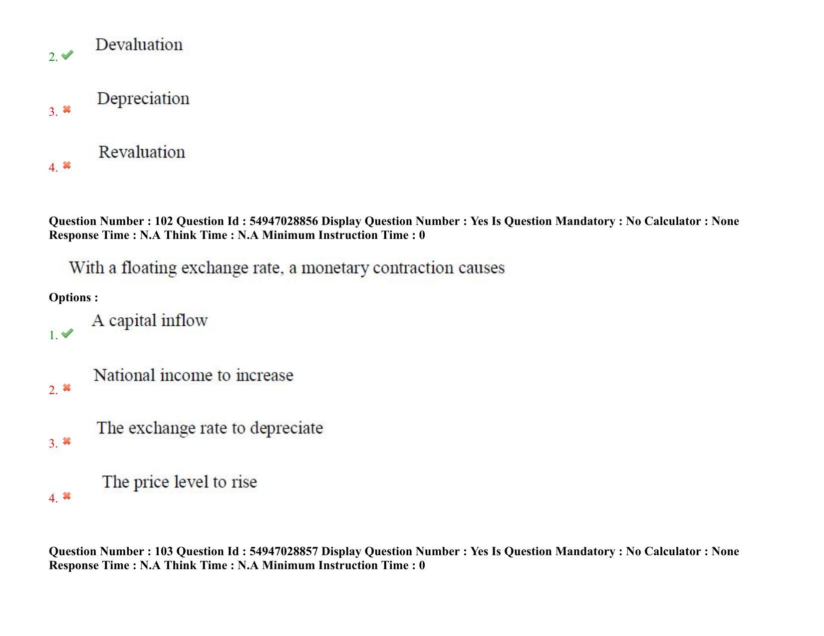 AP RCET 2022: Economics - 19-10-2022 (Wednesday) Session-II Question Paper With keys - Page 75