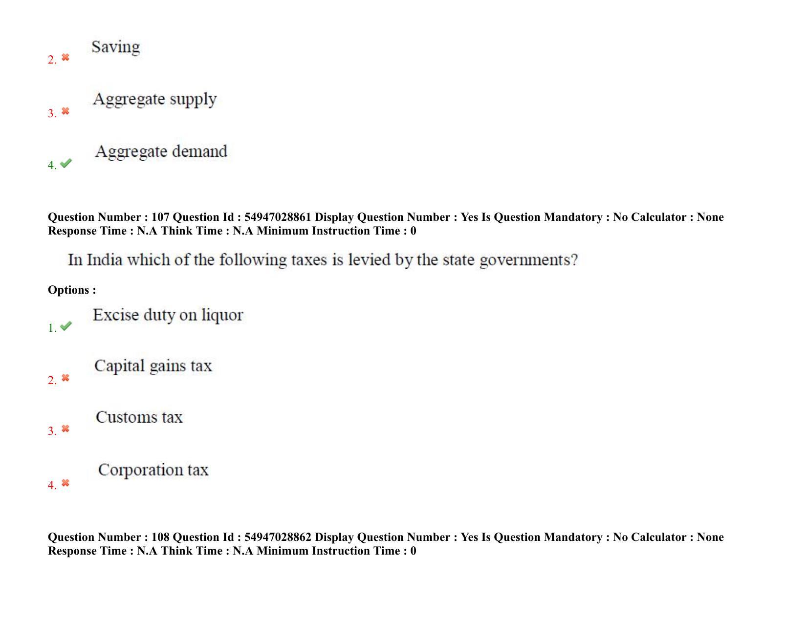 AP RCET 2022: Economics - 19-10-2022 (Wednesday) Session-II Question Paper With keys - Page 78