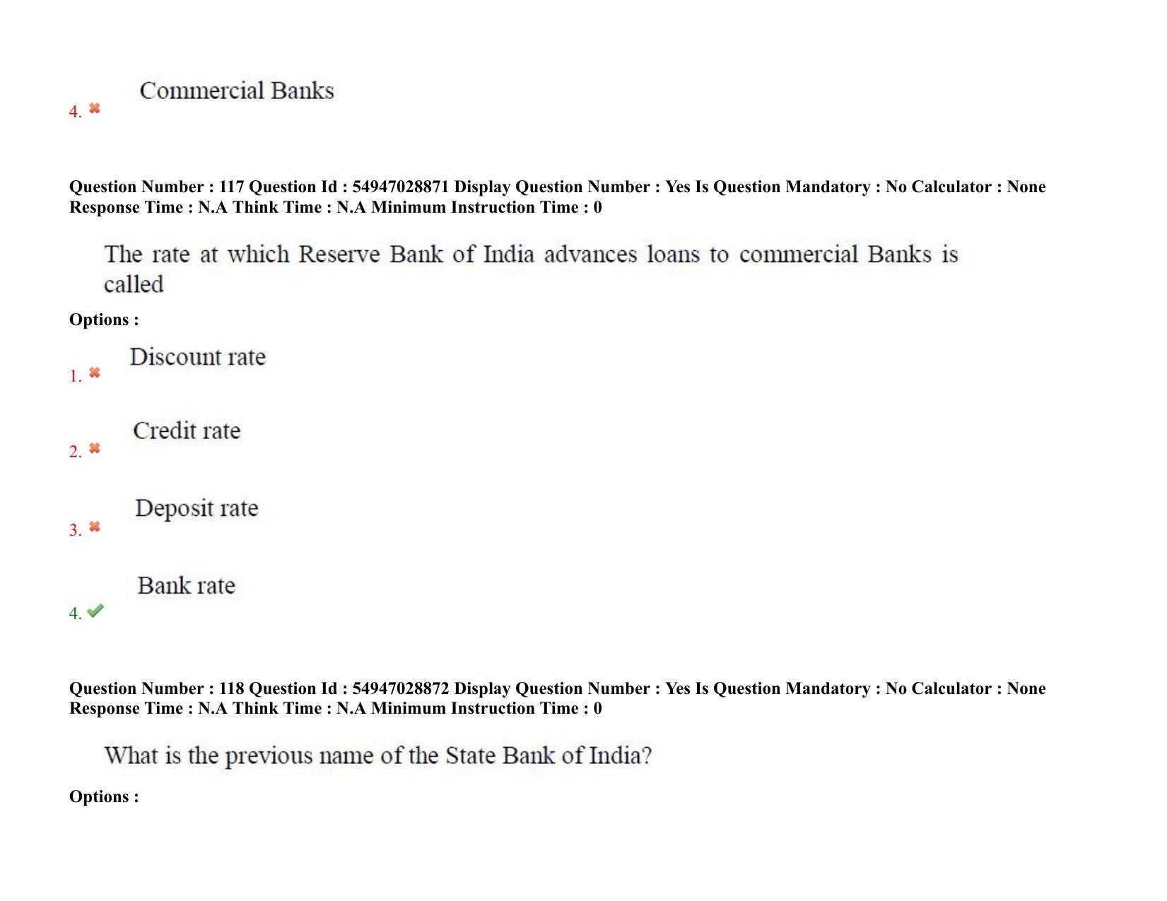 AP RCET 2022: Economics - 19-10-2022 (Wednesday) Session-II Question Paper With keys - Page 84