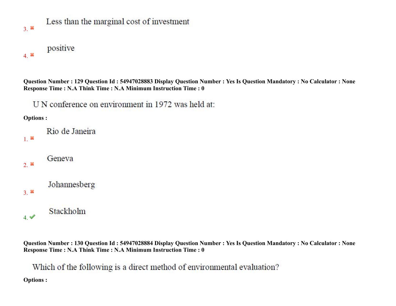 AP RCET 2022: Economics - 19-10-2022 (Wednesday) Session-II Question Paper With keys - Page 91