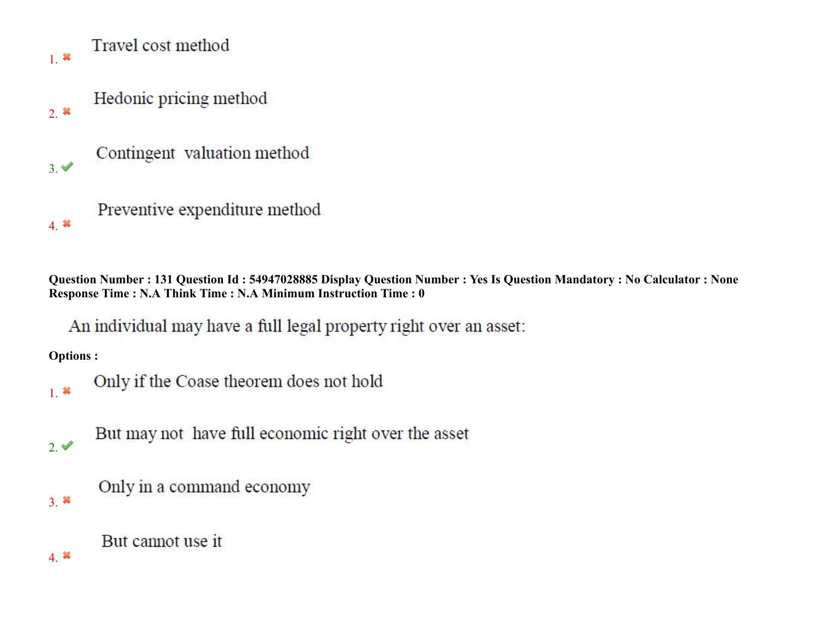 AP RCET 2022: Economics - 19-10-2022 (Wednesday) Session-II Question Paper With keys - Page 92