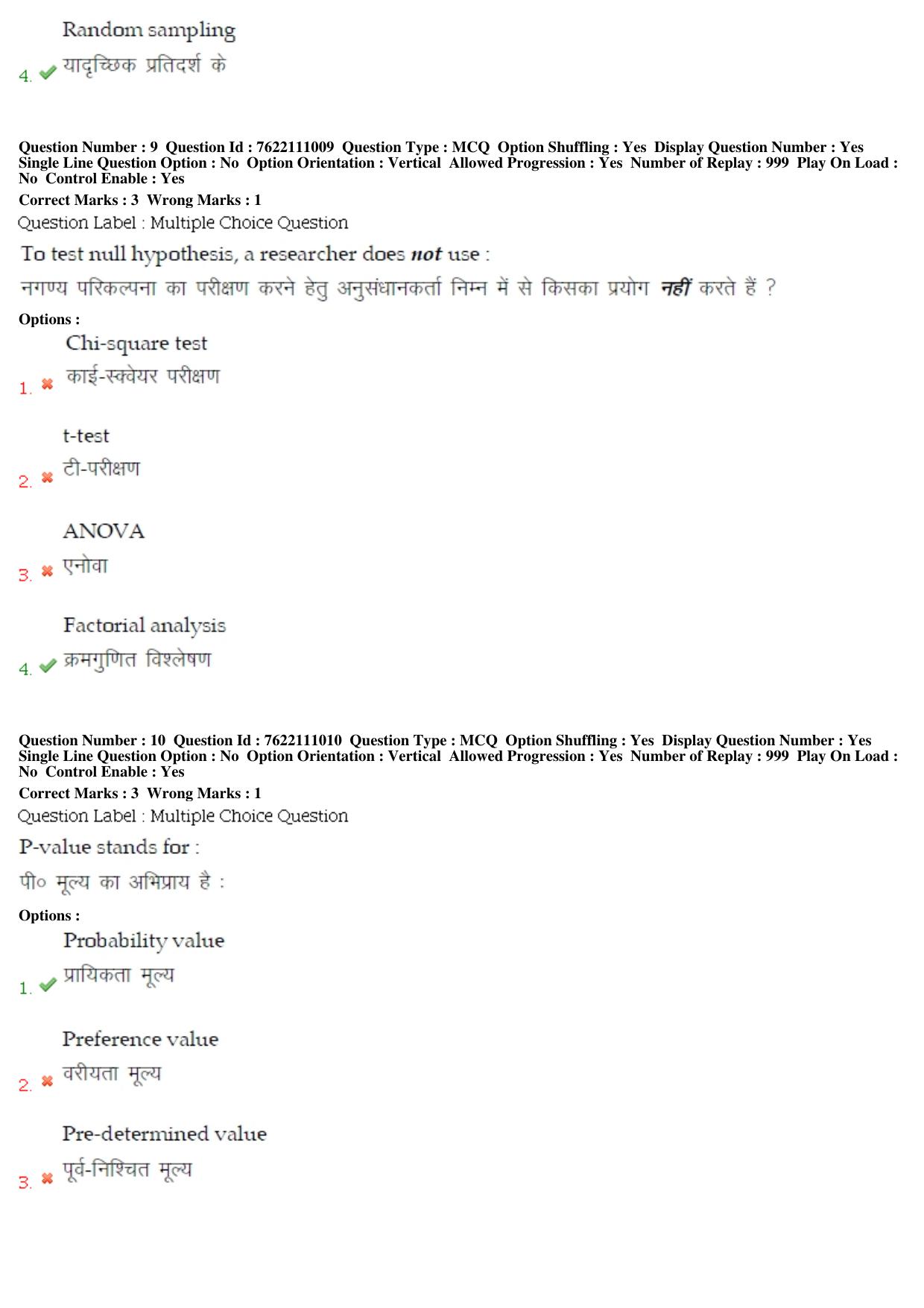 BHU RET Swasthavritta & Yoga 2019 Question Paper  - Page 6
