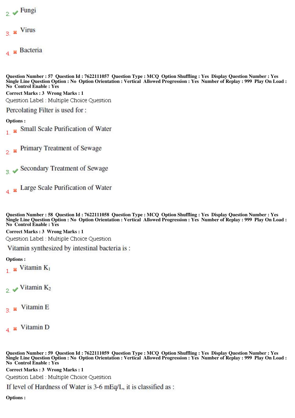 BHU RET Swasthavritta & Yoga 2019 Question Paper  - Page 28