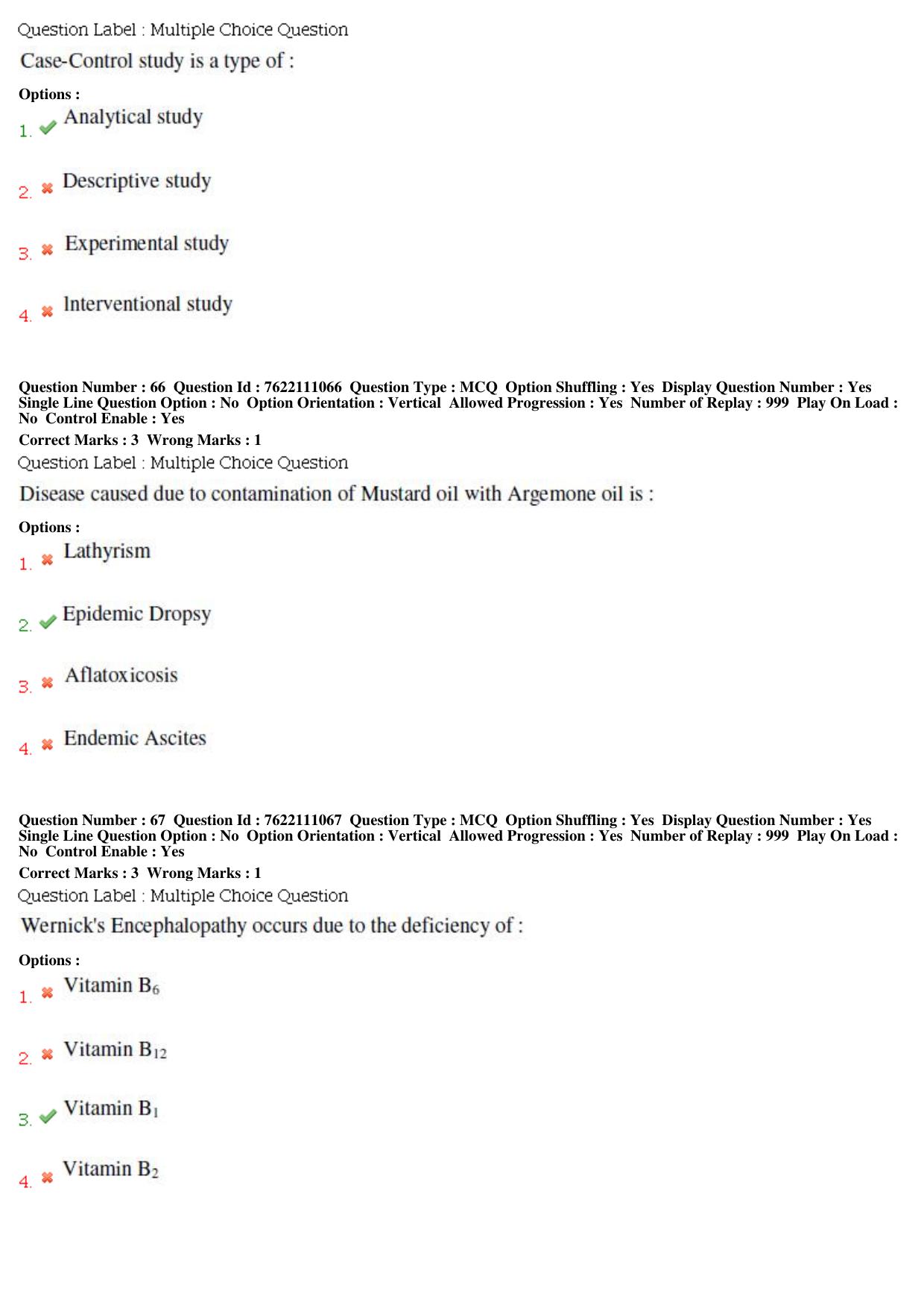 BHU RET Swasthavritta & Yoga 2019 Question Paper  - Page 31