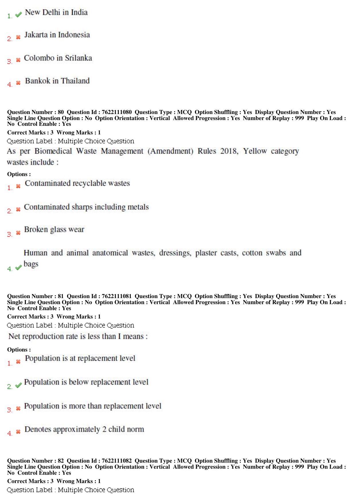 BHU RET Swasthavritta & Yoga 2019 Question Paper  - Page 36