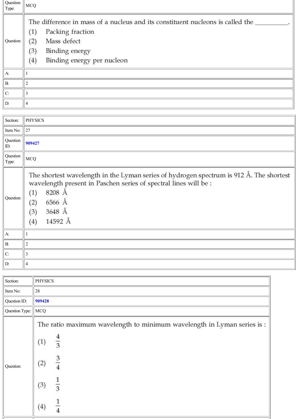 CUET 2022 Question Paper of Physics - Page 13