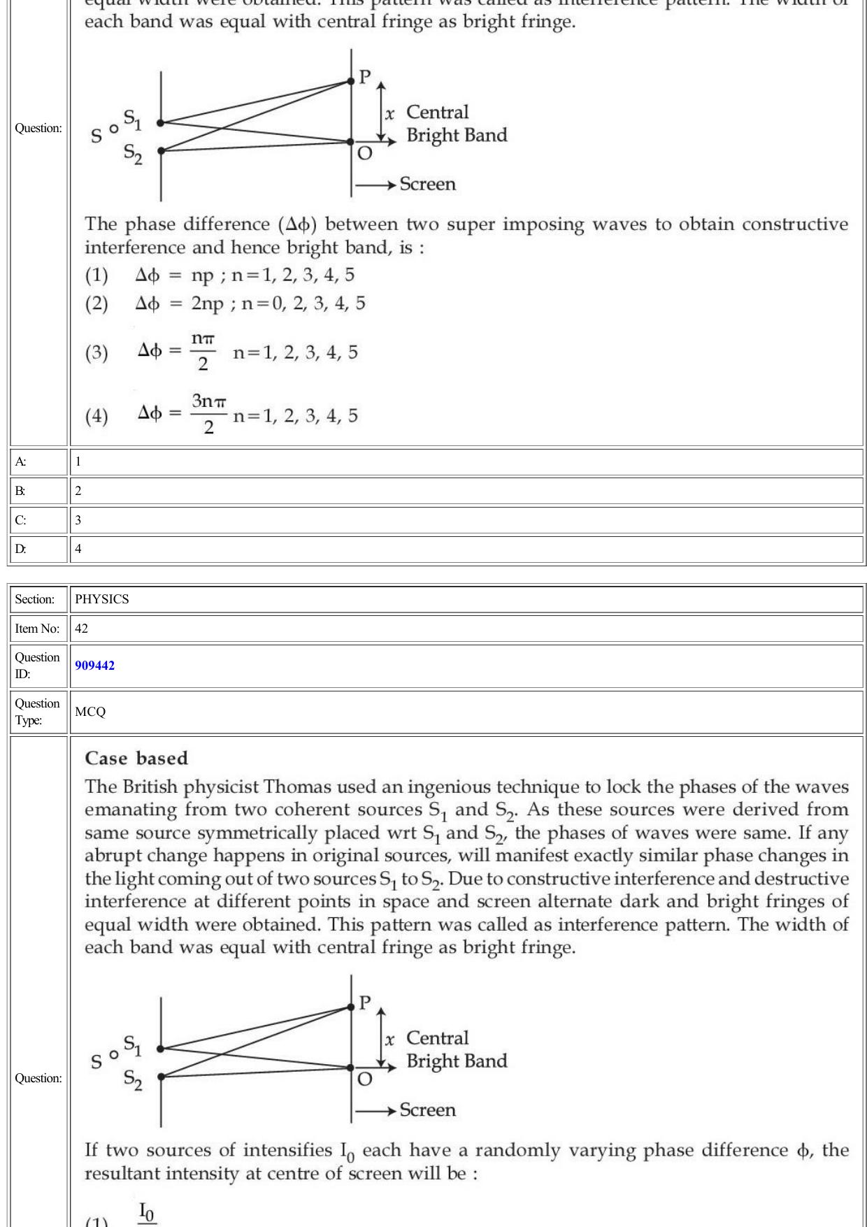 CUET 2022 Question Paper of Physics - Page 20