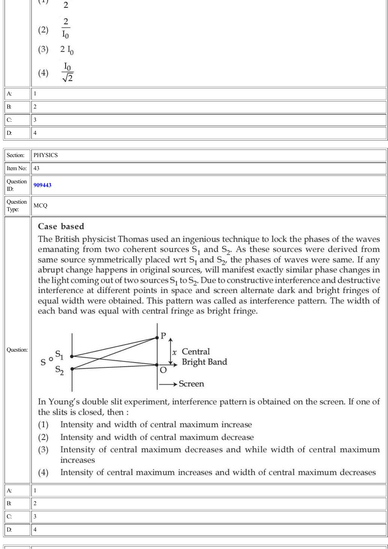 CUET 2022 Question Paper of Physics - Page 21