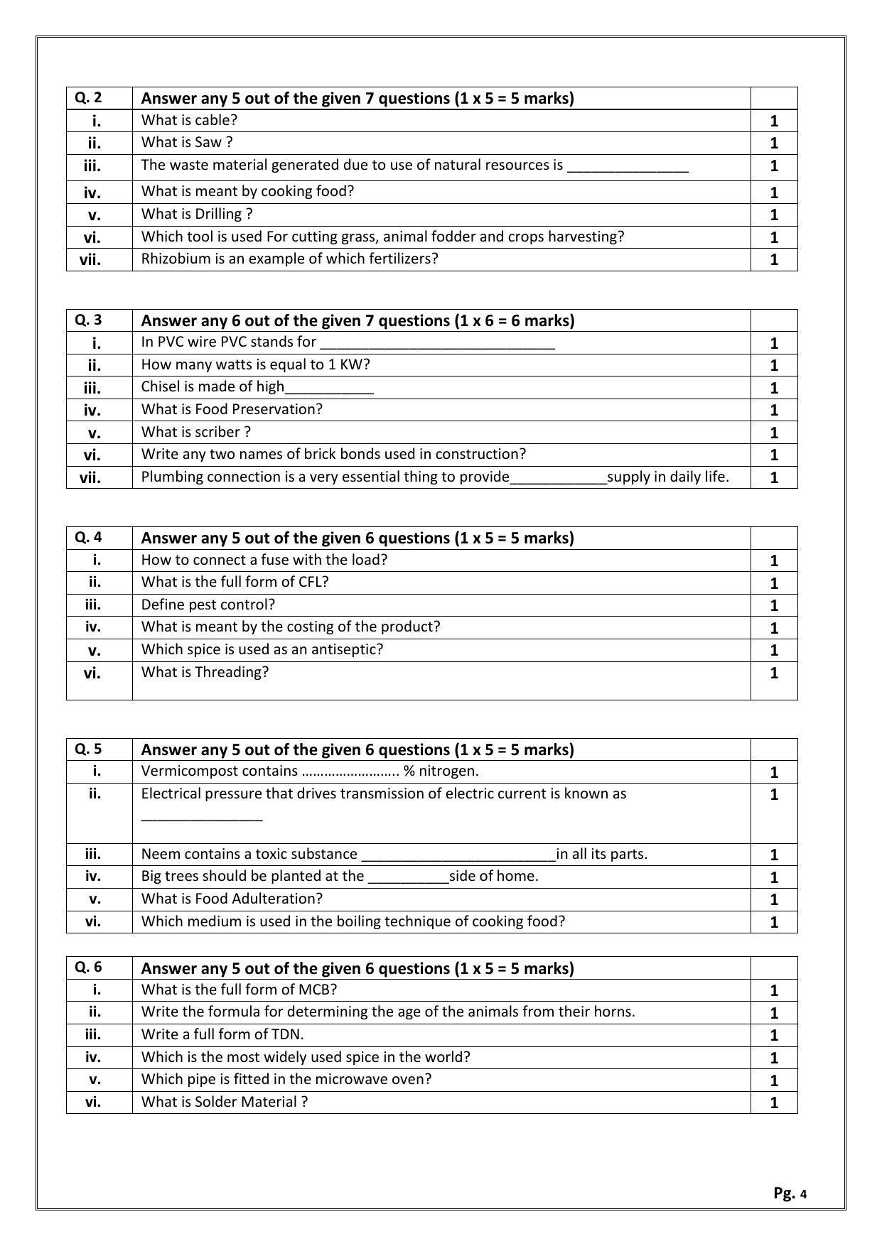 CBSE Class 9 Multi Skill Foundation Course Skill Education-Sample Paper 2024 - Page 4