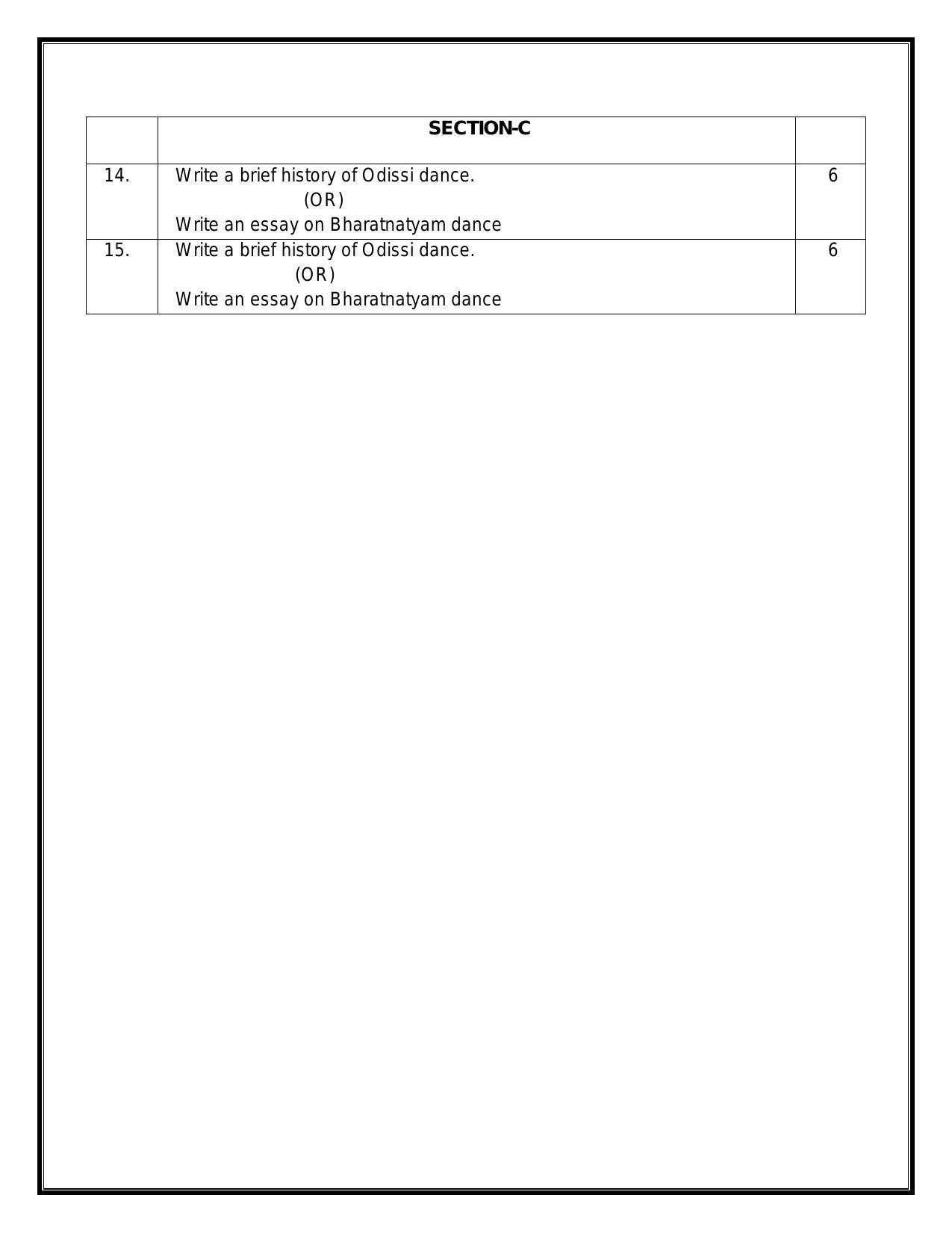 CBSE Class 12 Kathak Sample Paper 2024 - Page 4