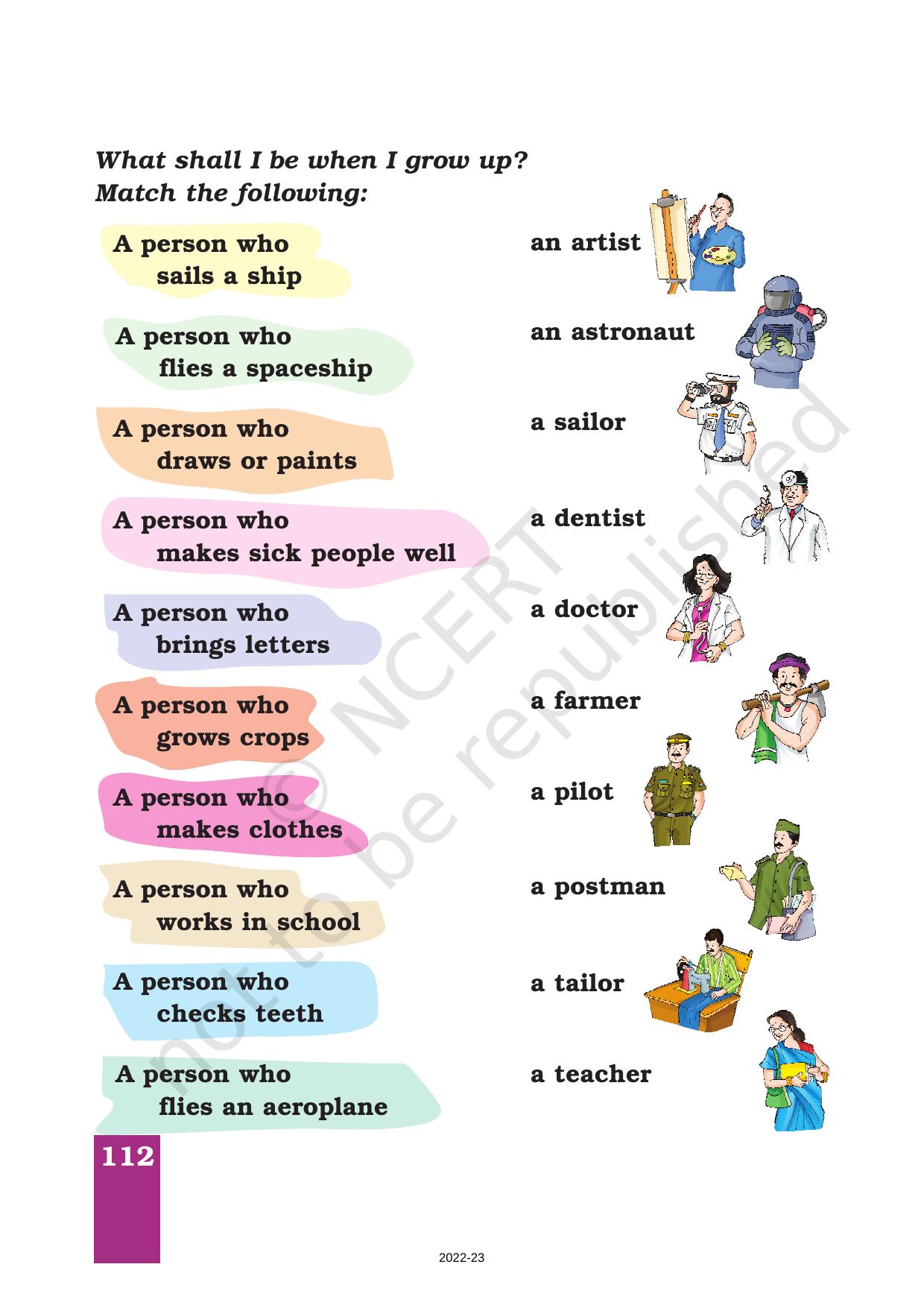 NCERT Book for Class 1 English (Marigold):Unit 10 Poem-Flying-man - Page 3