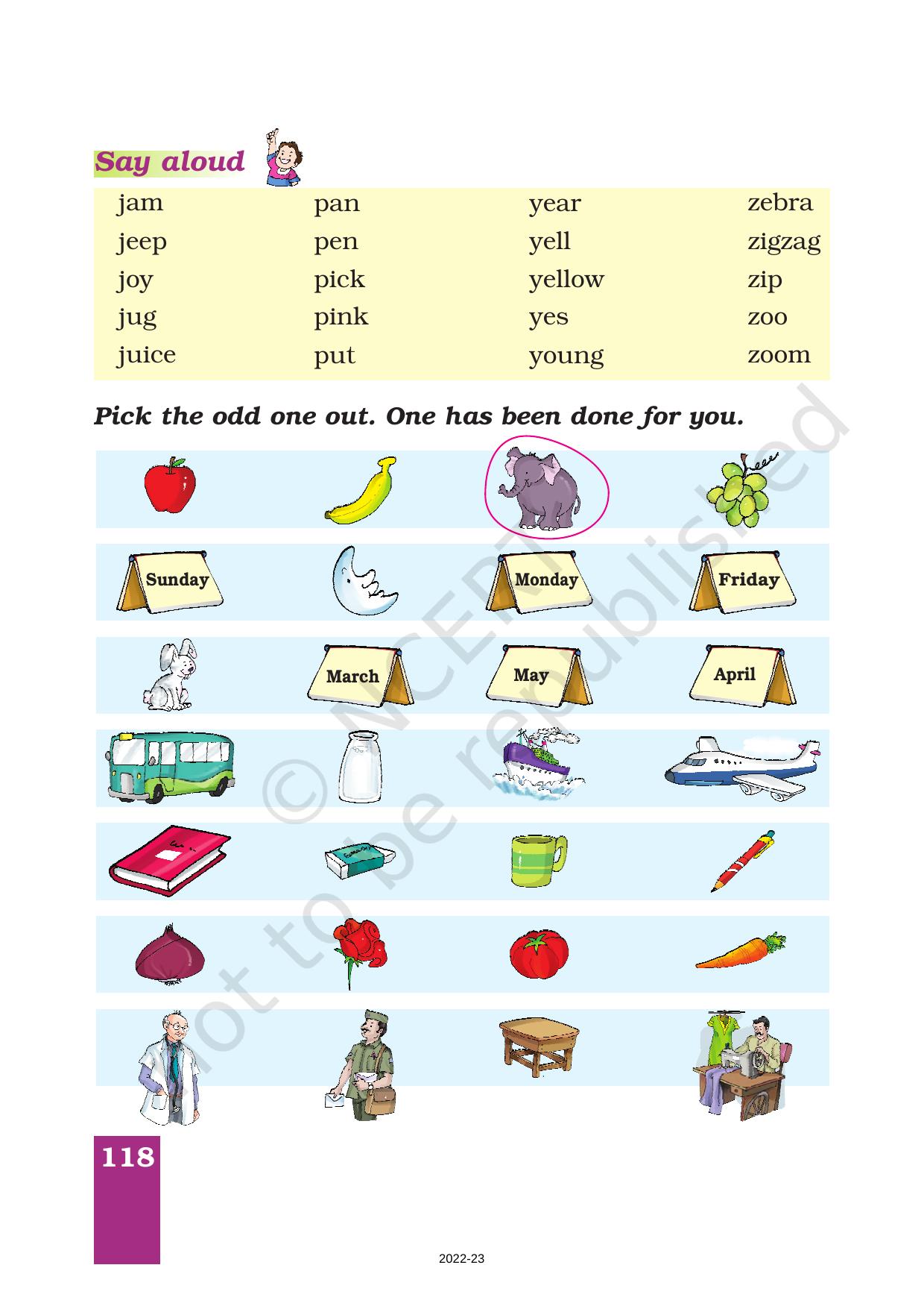 NCERT Book for Class 1 English (Marigold):Unit 10 Poem-Flying-man - Page 9