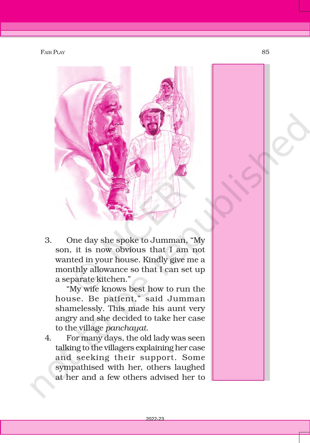 NCERT Book for Class 6 English(Honeysuckle) : Chapter 7-Fair Play - Page 2
