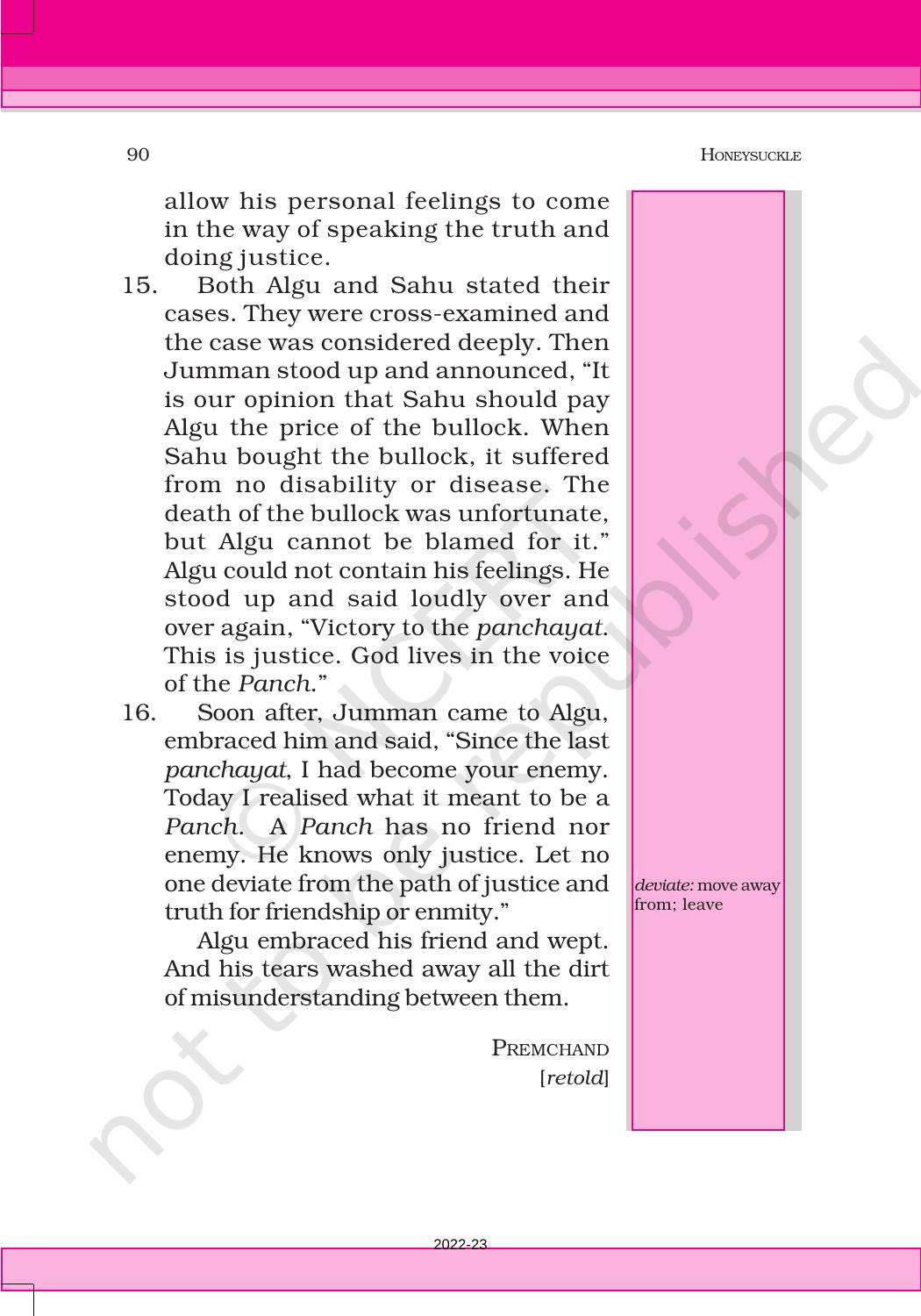 NCERT Book for Class 6 English(Honeysuckle) : Chapter 7-Fair Play - Page 7