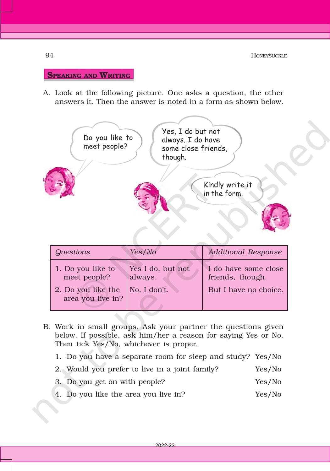 NCERT Book for Class 6 English(Honeysuckle) : Chapter 7-Fair Play - Page 11