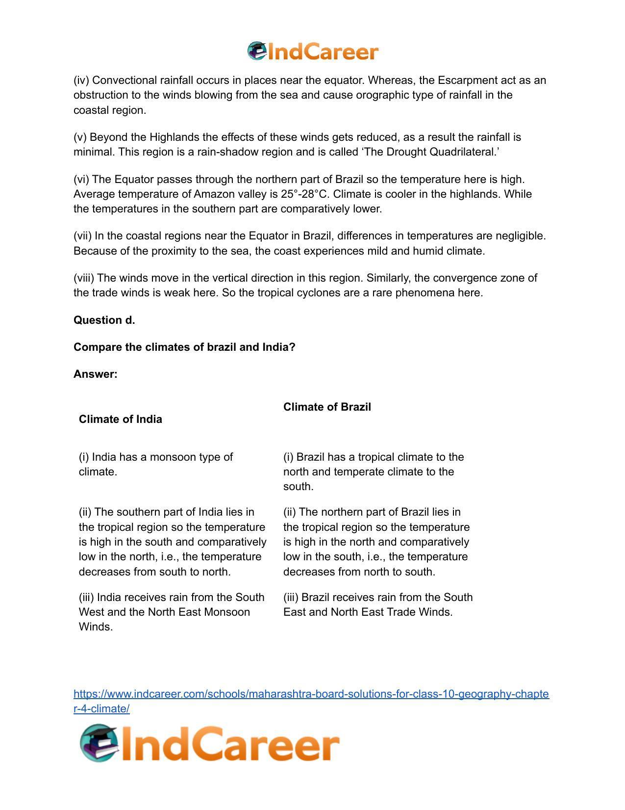 Maharashtra Board Solutions for Class 10- Geography: Chapter 4- Climate - Page 8