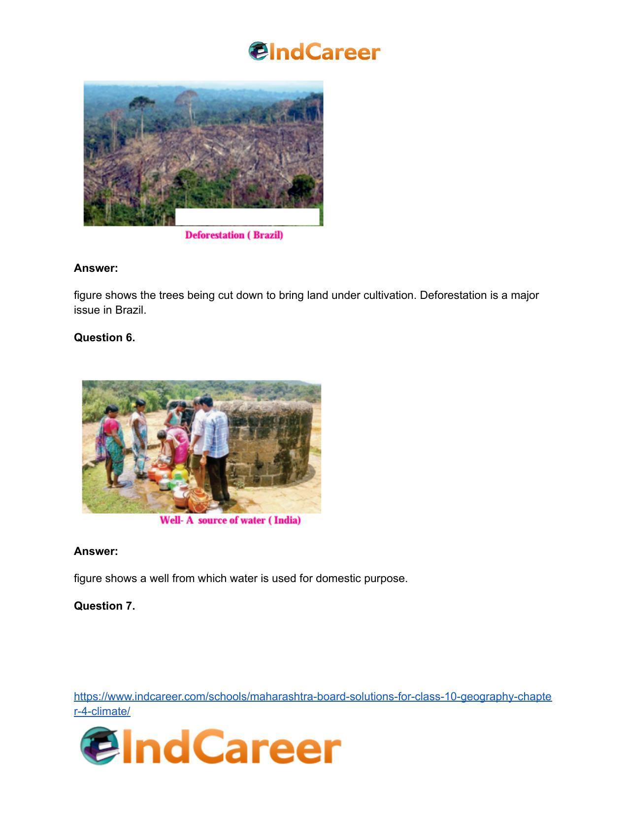 Maharashtra Board Solutions for Class 10- Geography: Chapter 4- Climate - Page 19