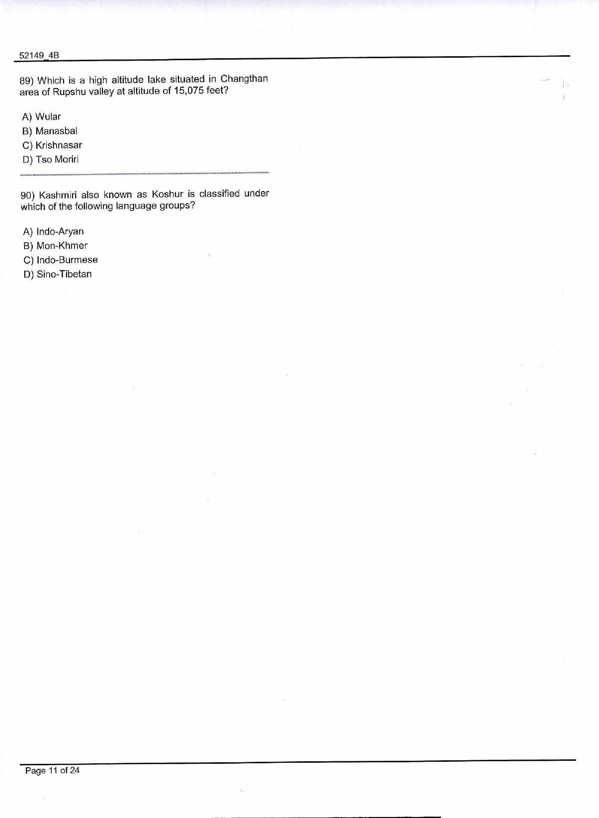 JKBOPEE B.Ed Kashmir / Special Education 2019 Question Paper - Page 11