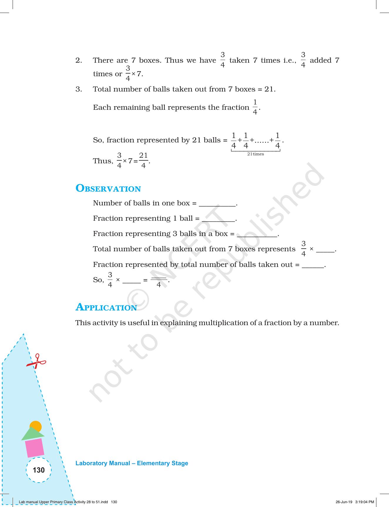 NCERT Laboratory Manuals for Class VI to VIII: Mathematics - Activities for VI to VIII (28- 51) - Page 2