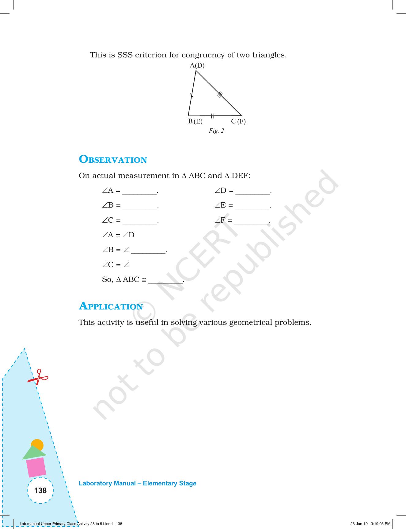NCERT Laboratory Manuals for Class VI to VIII: Mathematics - Activities for VI to VIII (28- 51) - Page 10