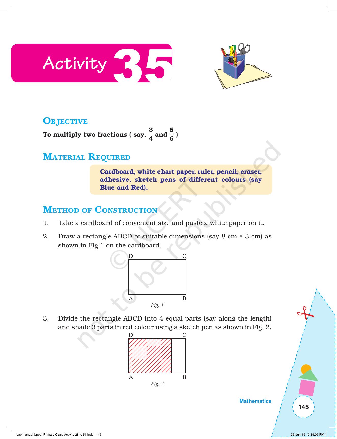 NCERT Laboratory Manuals for Class VI to VIII: Mathematics - Activities for VI to VIII (28- 51) - Page 17