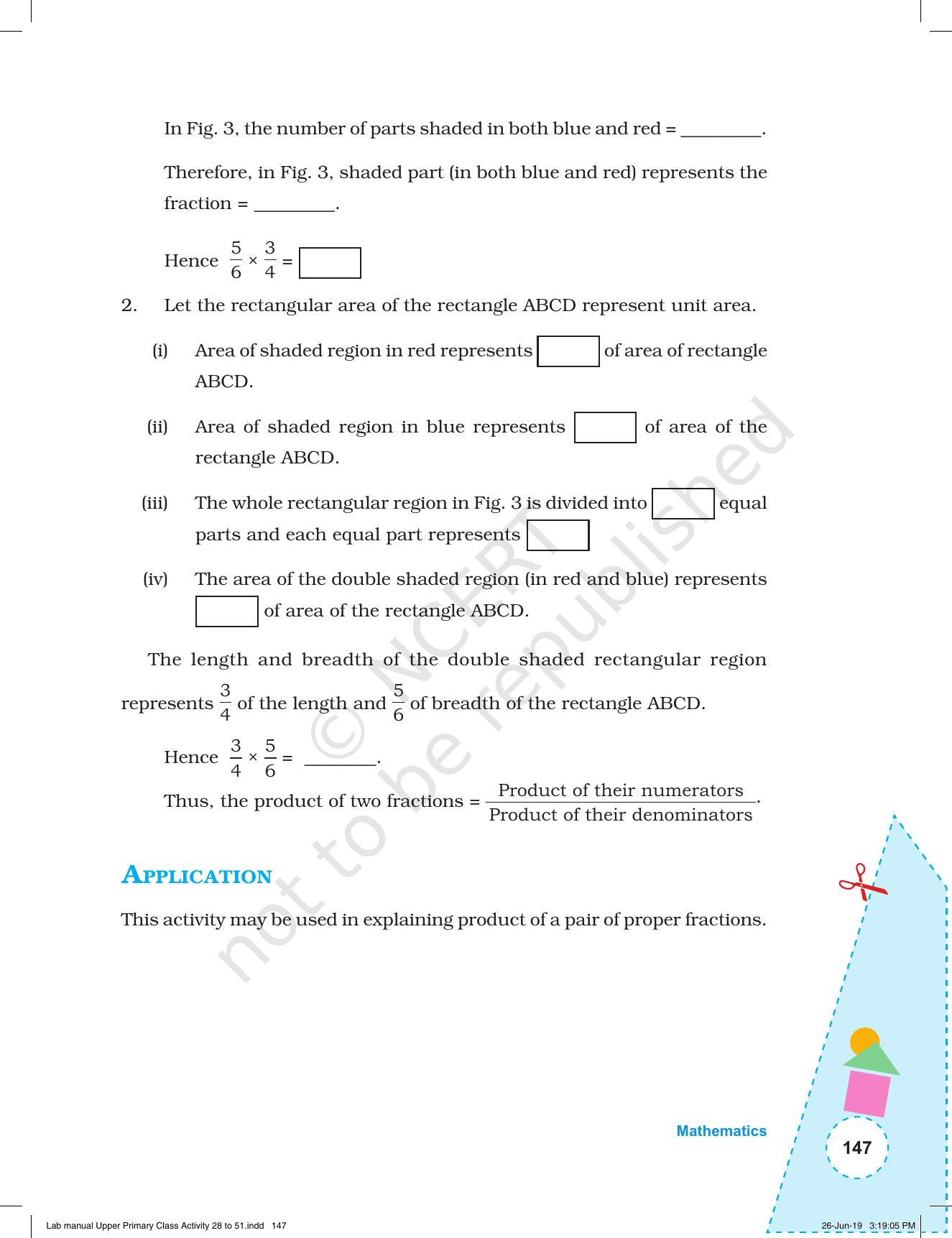 NCERT Laboratory Manuals for Class VI to VIII: Mathematics - Activities for VI to VIII (28- 51) - Page 19