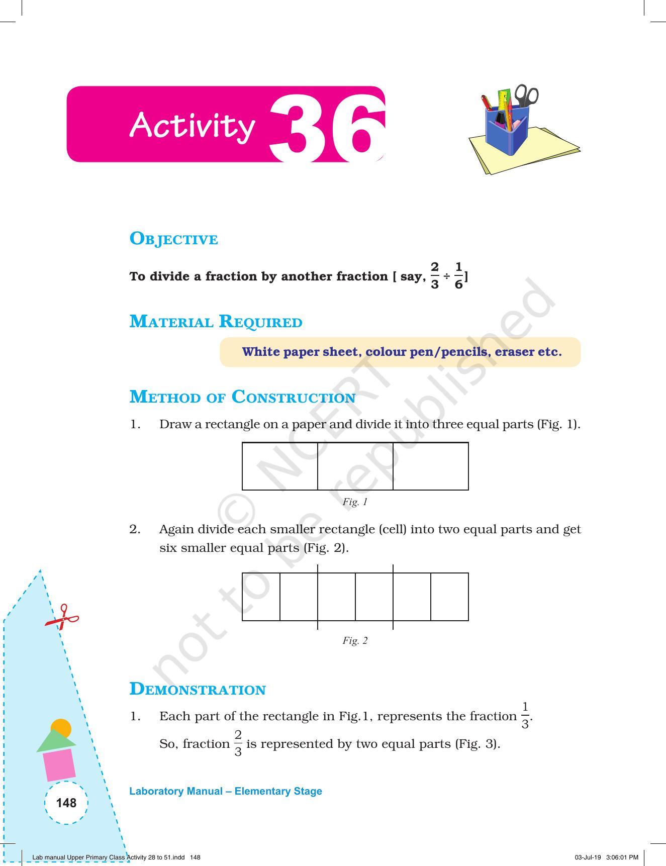 NCERT Laboratory Manuals for Class VI to VIII: Mathematics - Activities for VI to VIII (28- 51) - Page 20
