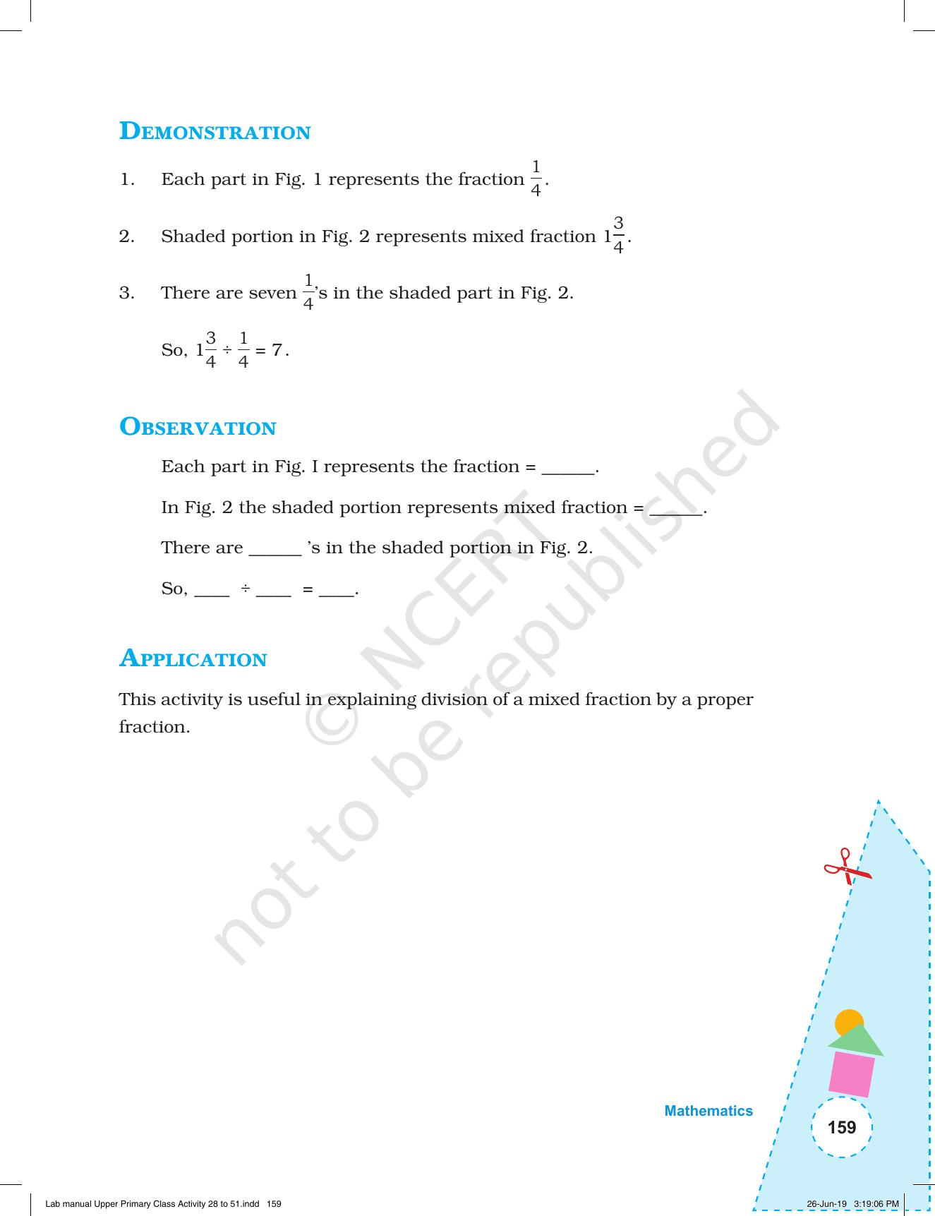 NCERT Laboratory Manuals for Class VI to VIII: Mathematics - Activities for VI to VIII (28- 51) - Page 31