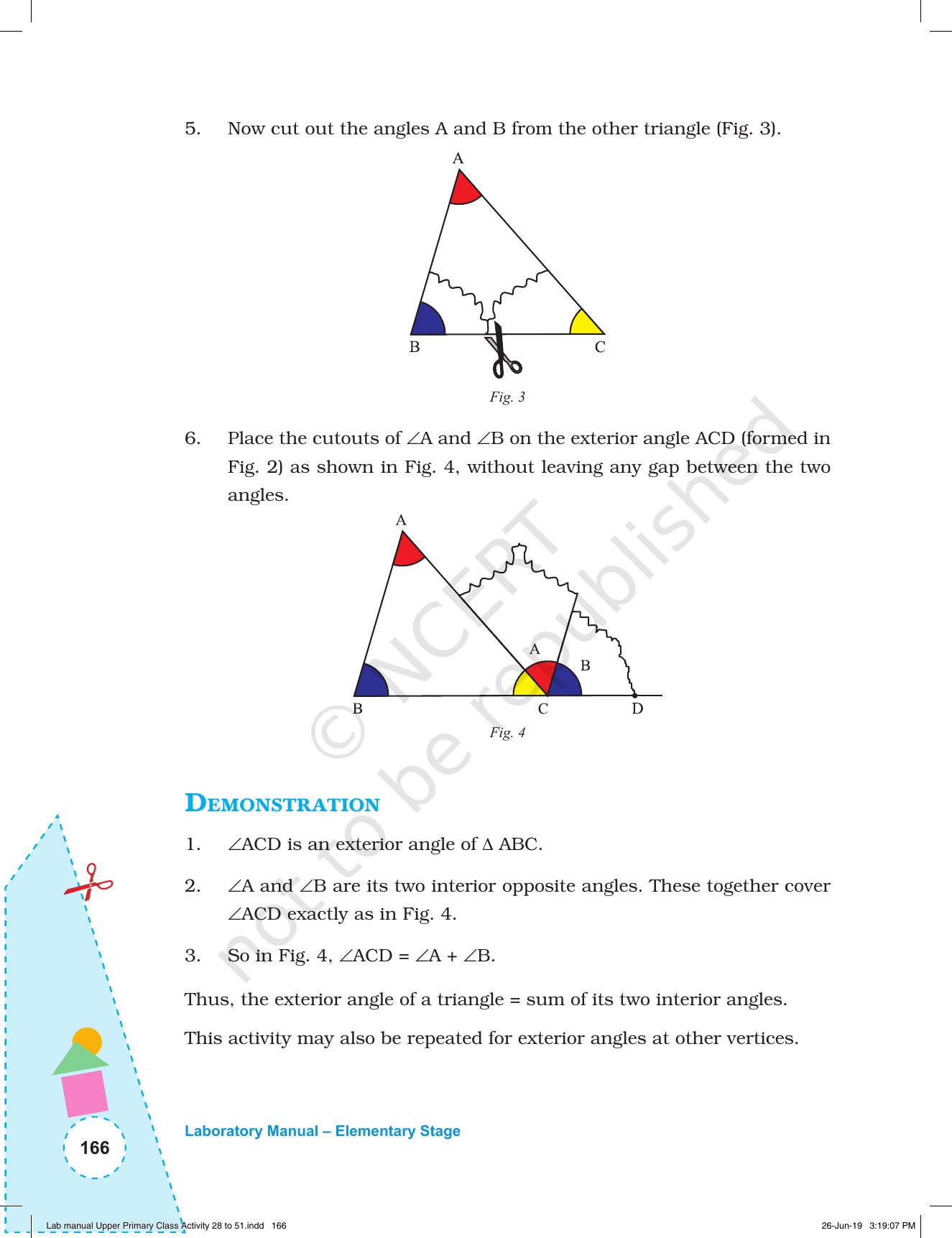 NCERT Laboratory Manuals for Class VI to VIII: Mathematics - Activities for VI to VIII (28- 51) - Page 38