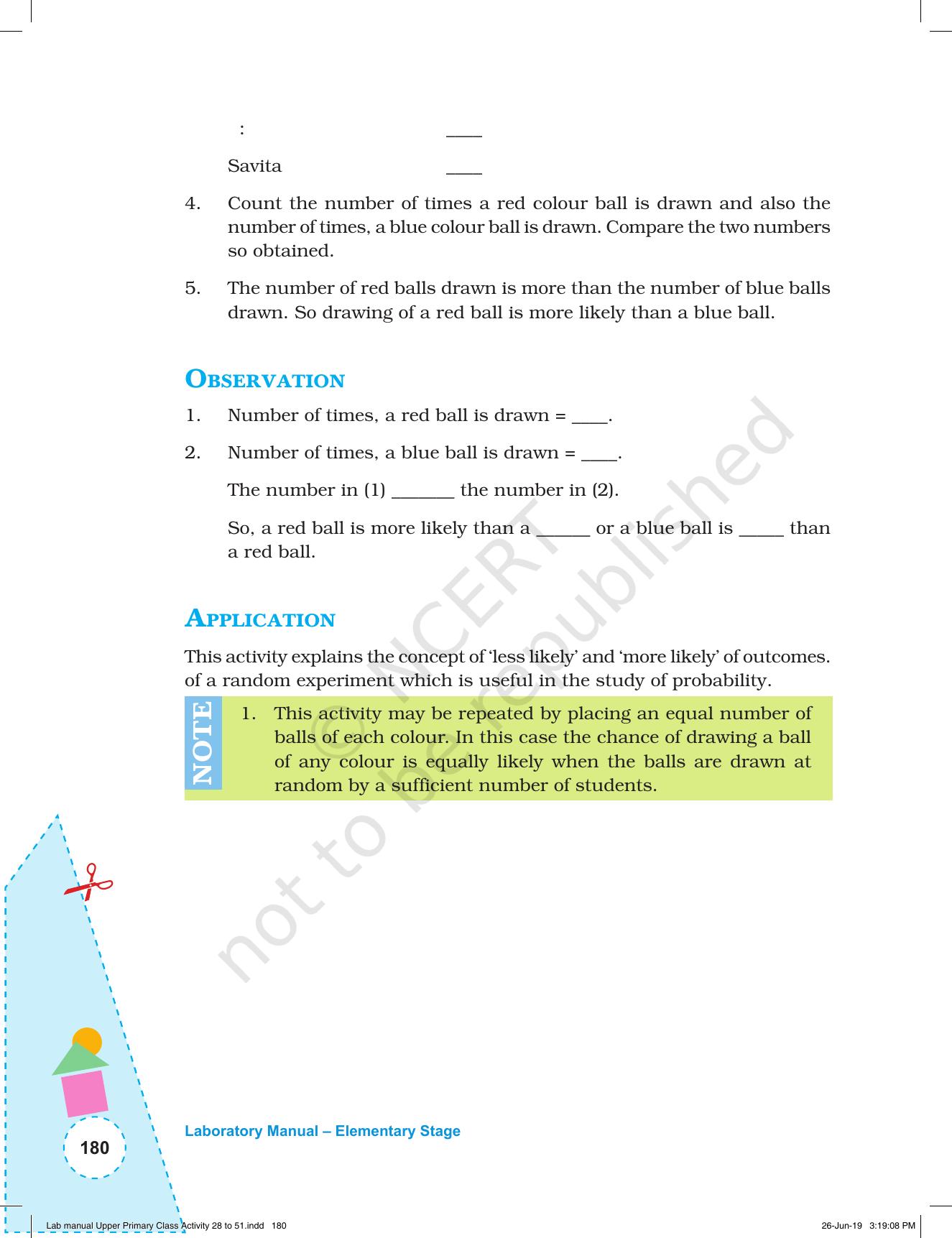 NCERT Laboratory Manuals for Class VI to VIII: Mathematics - Activities for VI to VIII (28- 51) - Page 52