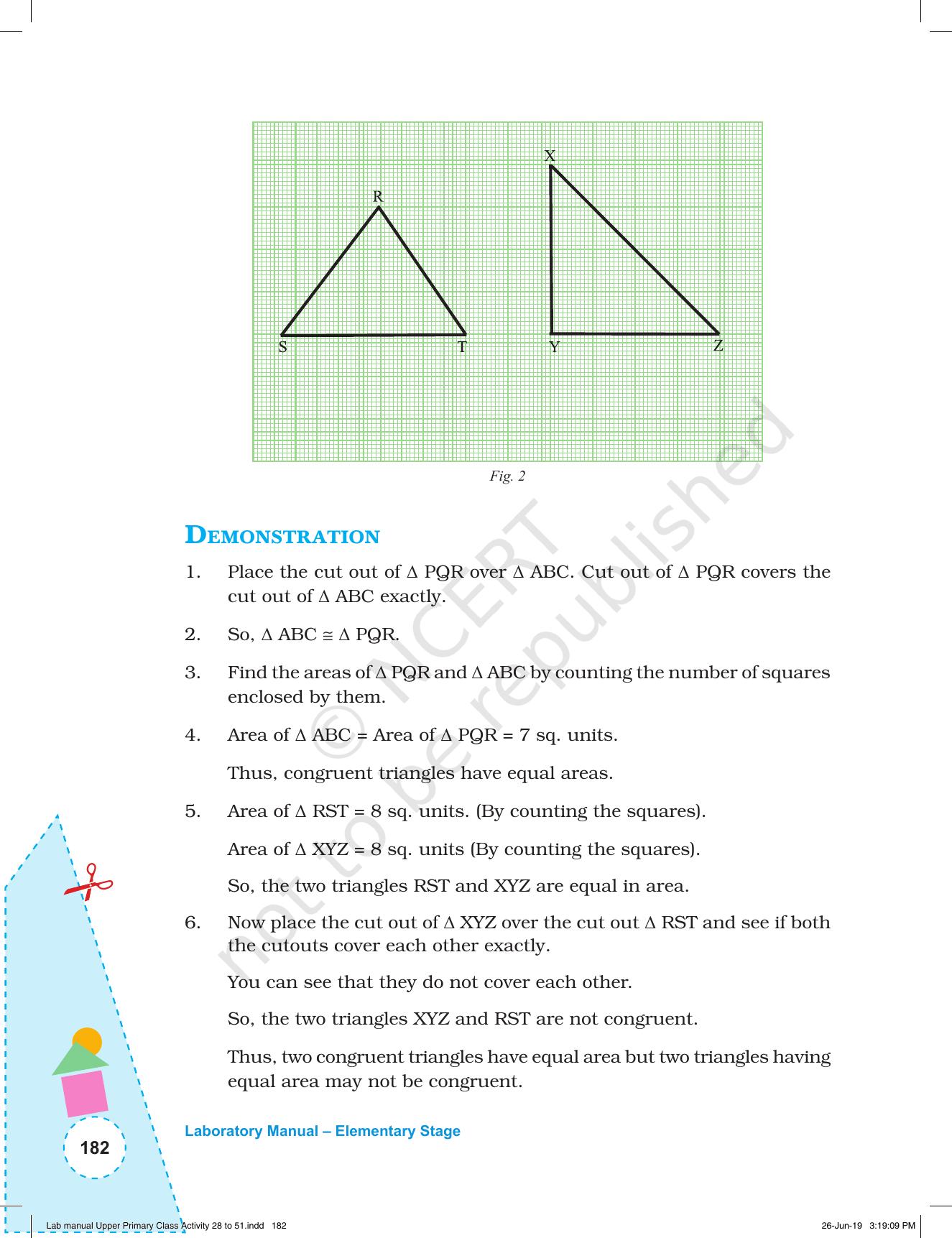 NCERT Laboratory Manuals for Class VI to VIII: Mathematics - Activities for VI to VIII (28- 51) - Page 54