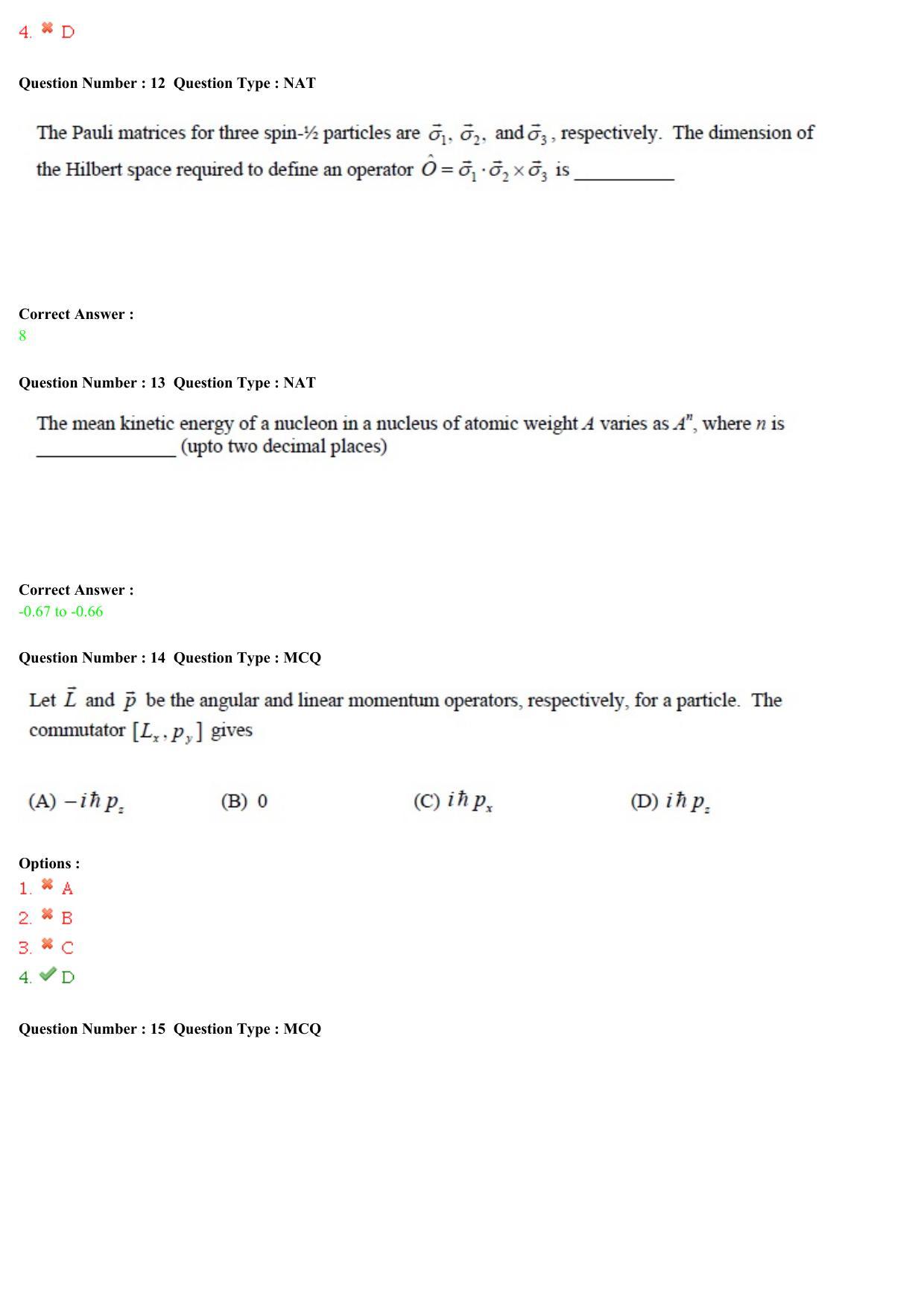 GATE 2015 Physics (PH) Question Paper with Answer Key - Page 5