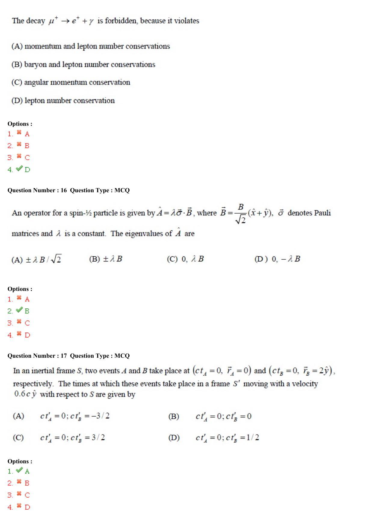 GATE 2015 Physics (PH) Question Paper with Answer Key - Page 6