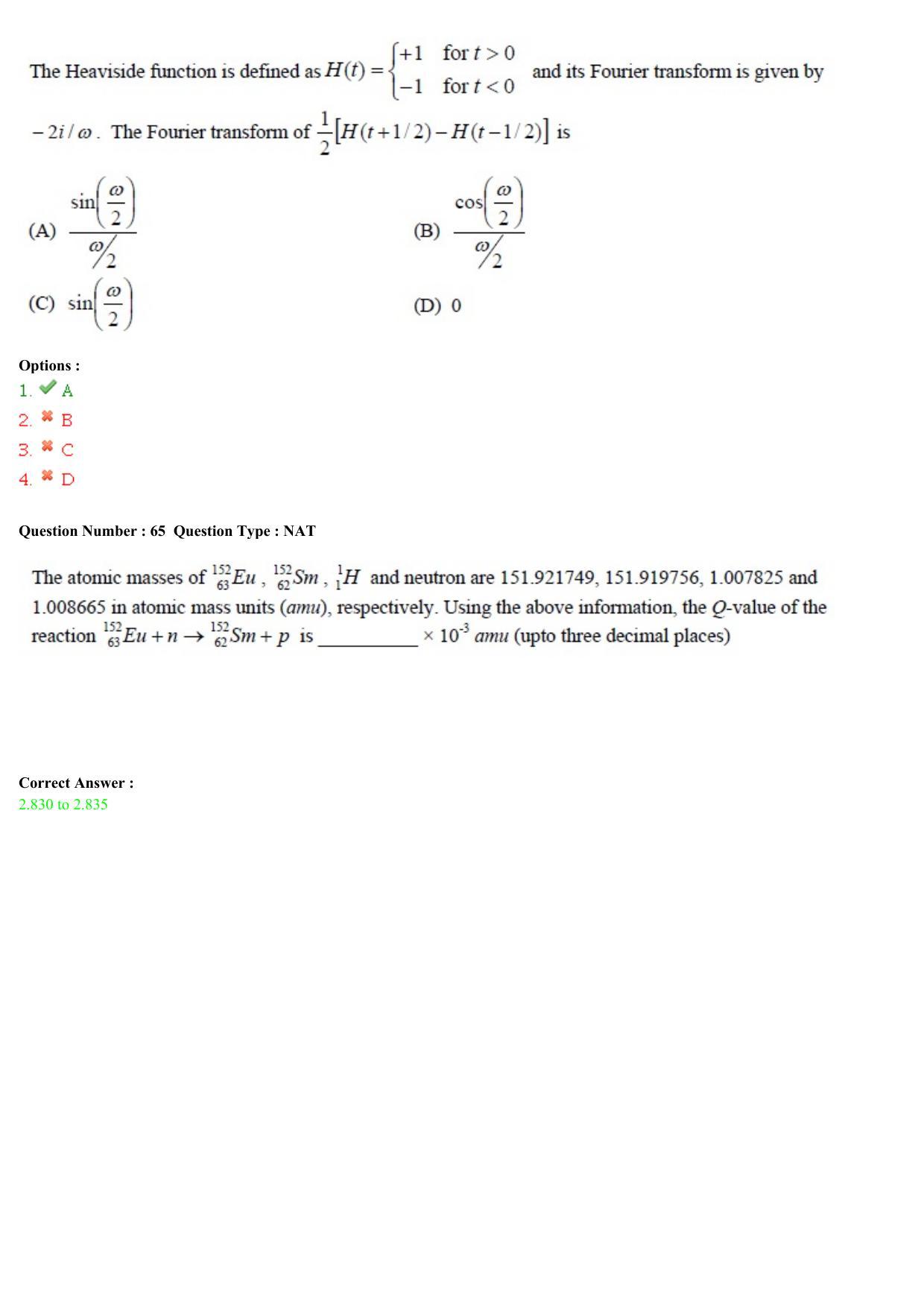 GATE 2015 Physics (PH) Question Paper with Answer Key - Page 27