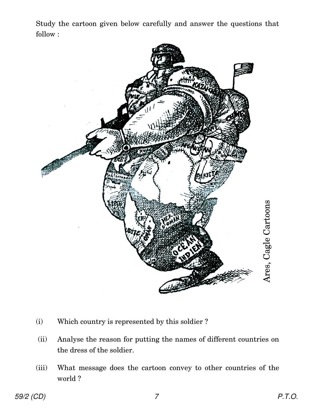 CBSE Class 12 59-2 POLITICAL SCIENCE CD 2018 Question Paper - Page 7
