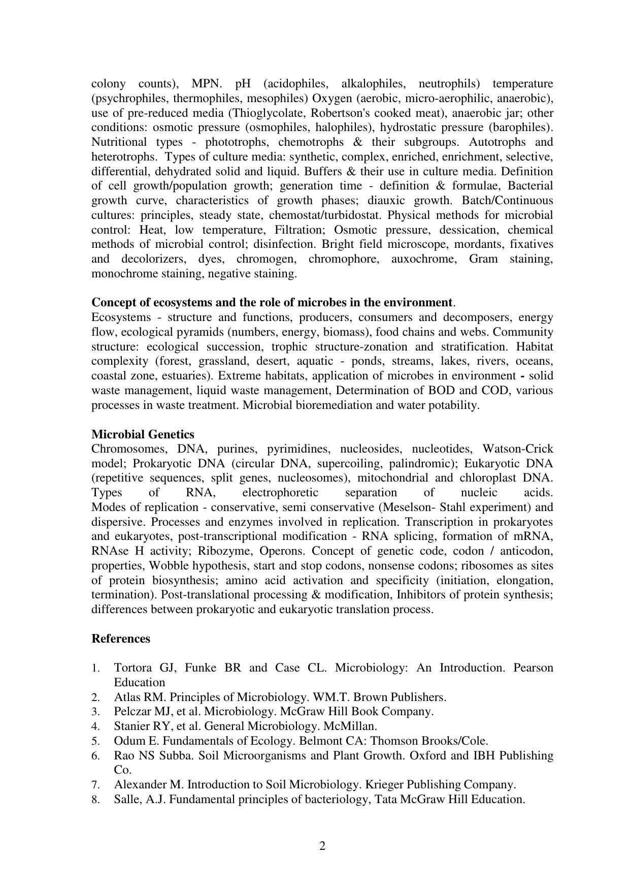 GU ART Marine Microbiology Syllabus - Page 2