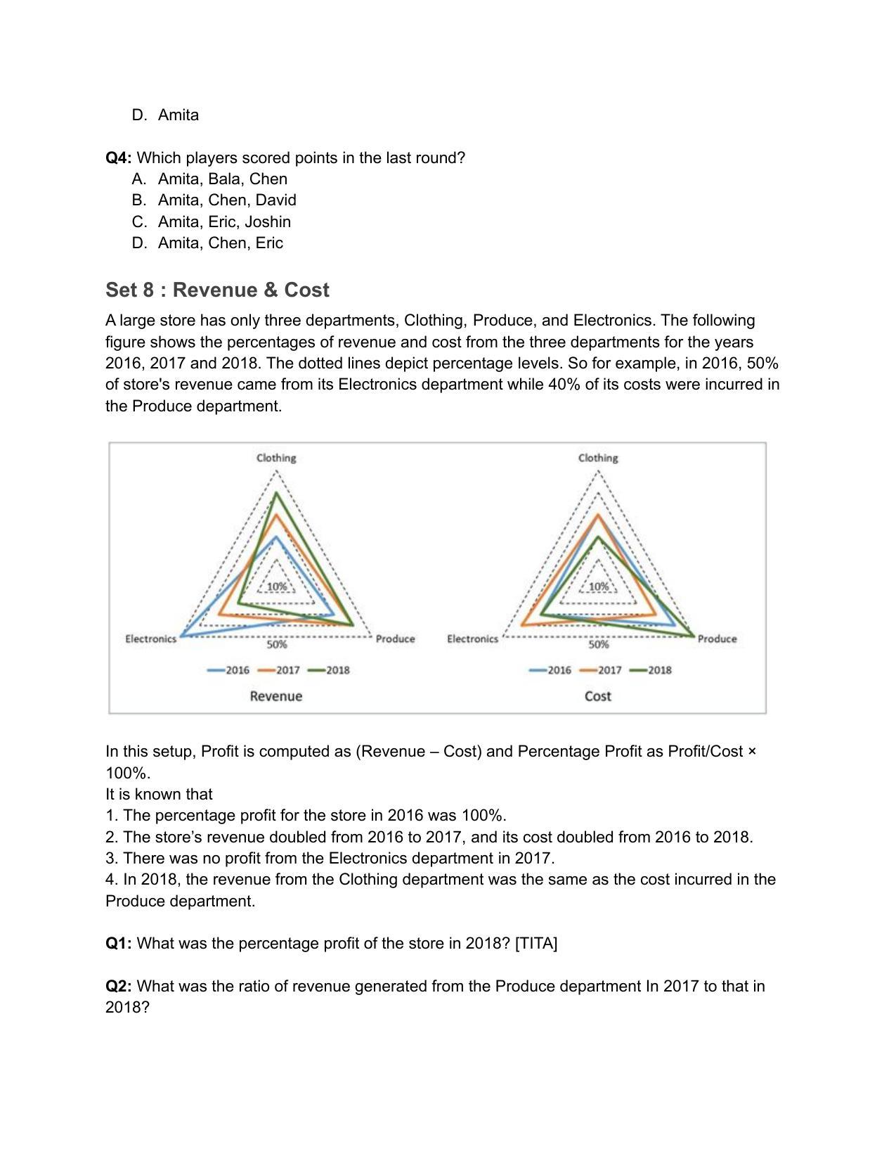 CAT 2019 CAT DILR Slot 2 Question Paper - Page 9