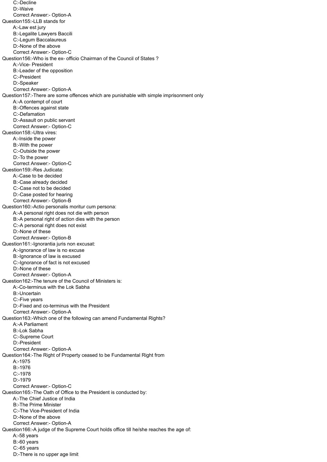 KLEE 5 Year LLB Exam 2021 Question Paper - Page 15