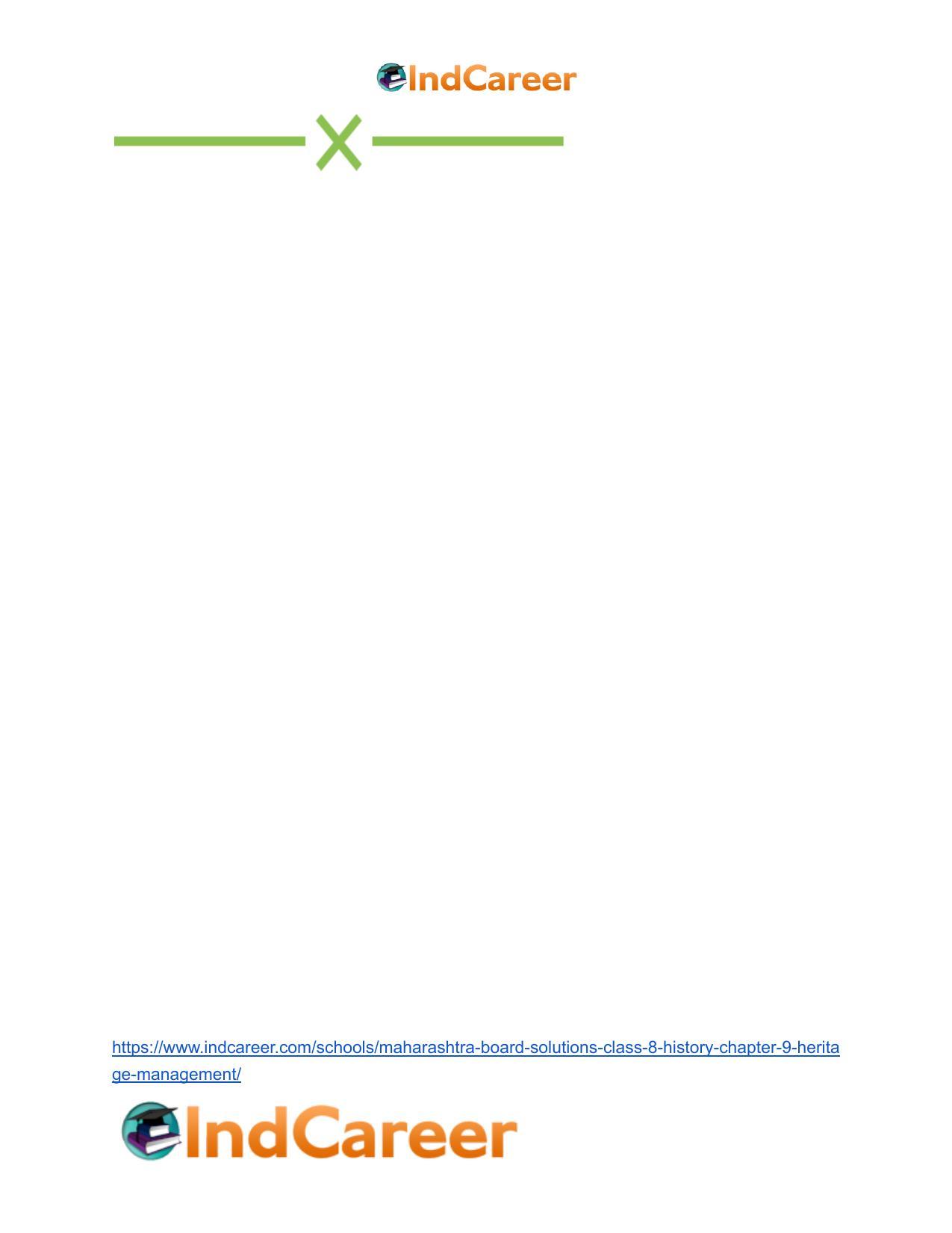 Maharashtra Board Solutions Class 8-History: Chapter 9- Heritage Management - Page 29