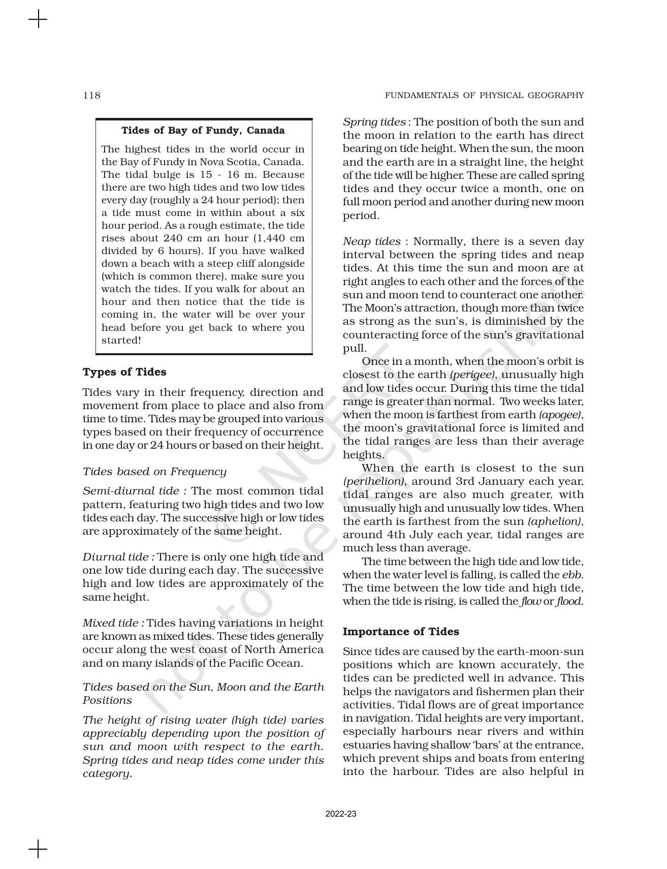 NCERT Book for Class 11 Geography (Part-I) Chapter 14 Movements of Ocean Water - Page 3