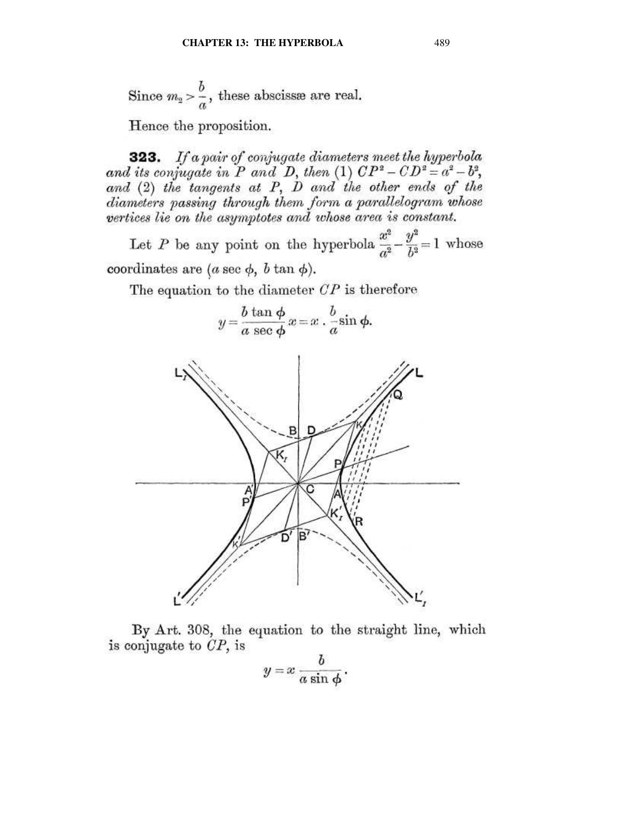 Chapter 13: The Hyperbola - SL Loney Solutions: The Elements of Coordinate Geometry - Page 30