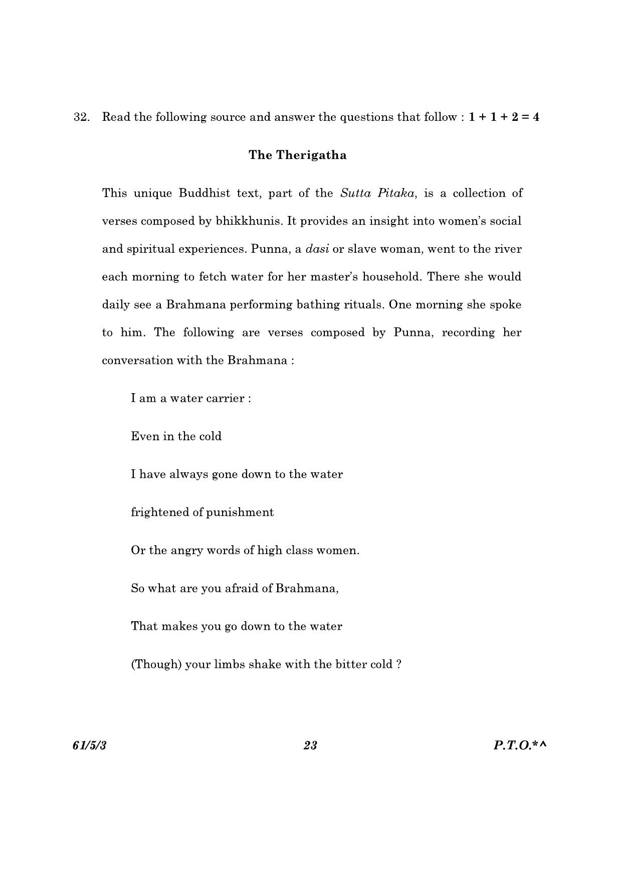 CBSE Class 12 61-5-3 History 2023 Question Paper - Page 23