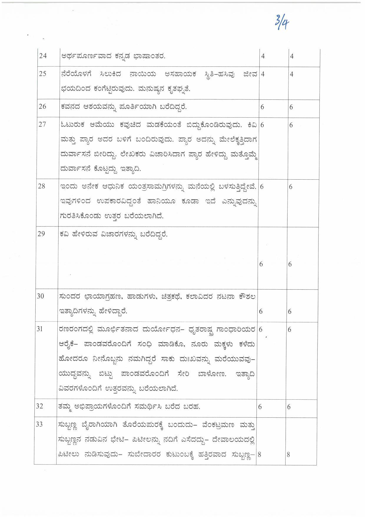 Kerala Plus Two (Class 12th)  Answer Key 2022 - Kannada - Page 3