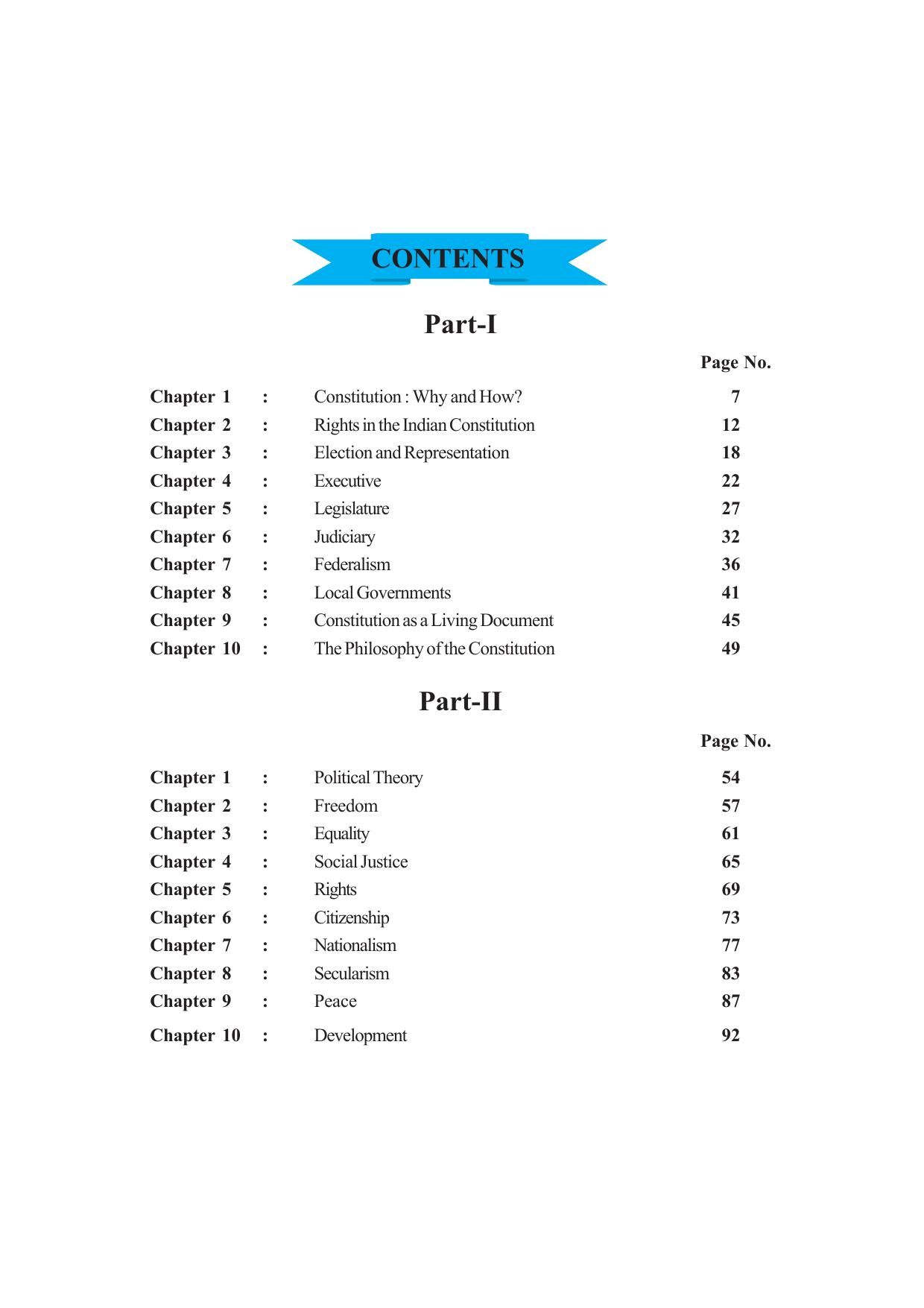 Tripura Board Class 11 Political Science English Version Workbooks - Page 5