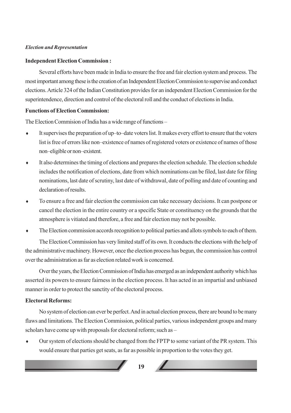 Tripura Board Class 11 Political Science English Version Workbooks - Page 19