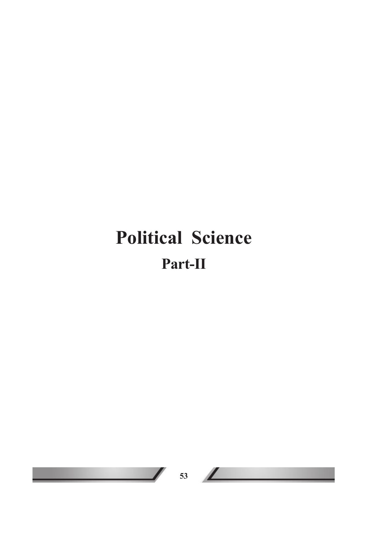 Tripura Board Class 11 Political Science English Version Workbooks - Page 53