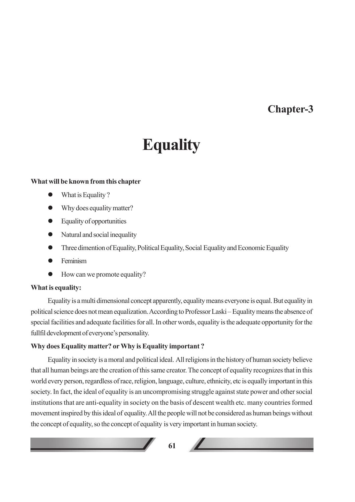 Tripura Board Class 11 Political Science English Version Workbooks - Page 61